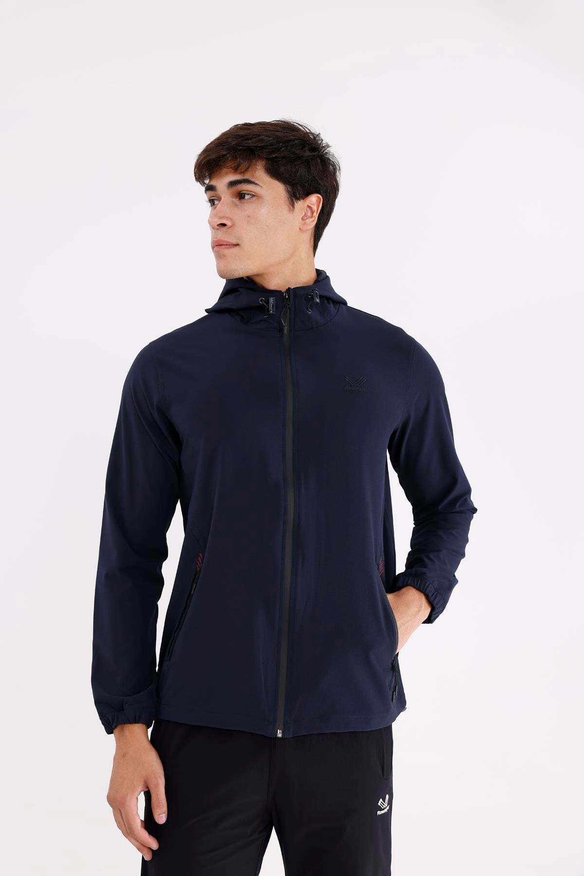 Boncuk İşleme Detaylı Rahat Kalıp Şehir Stili Kapüşonlu Sweatshirt