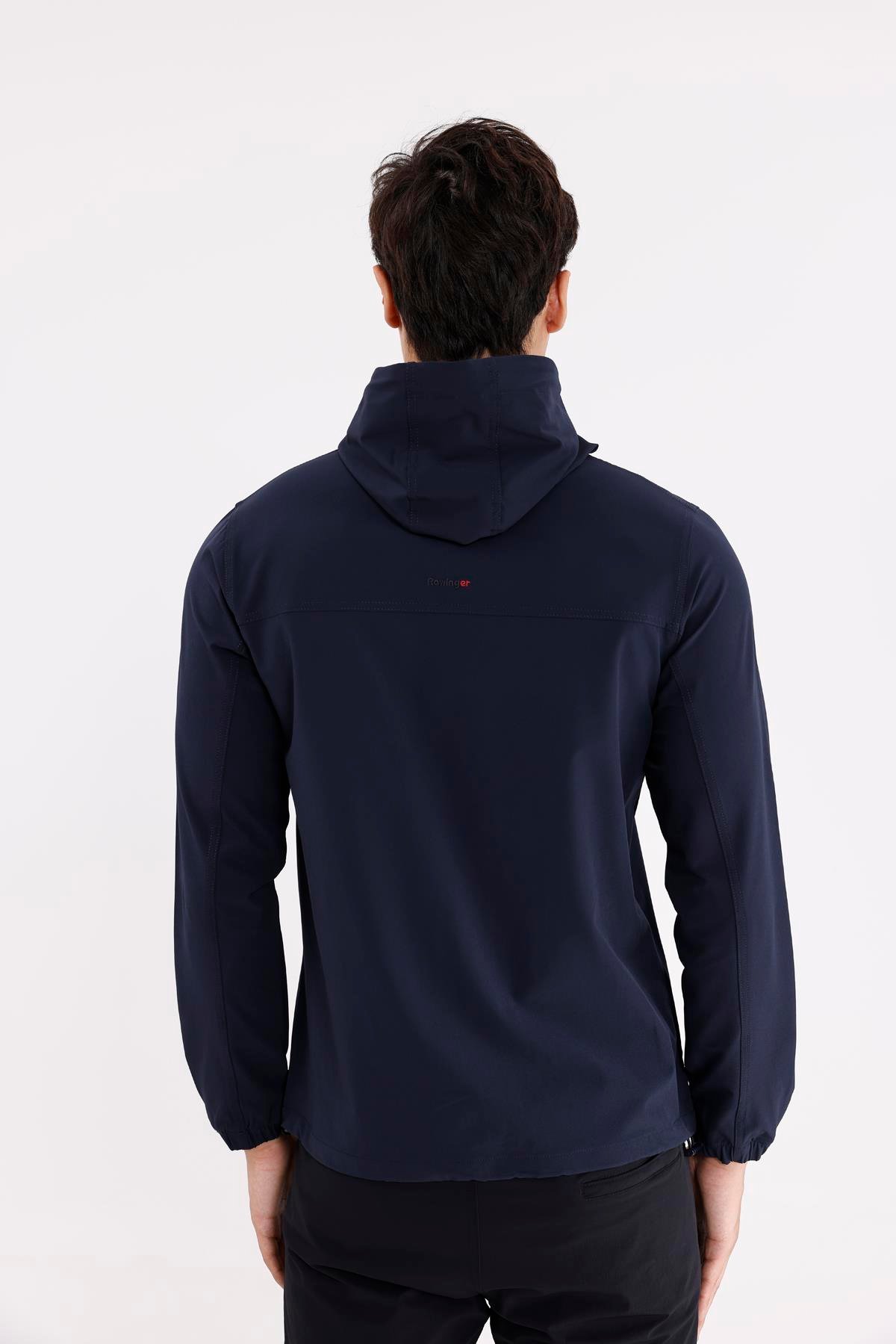 Boncuk İşleme Detaylı Rahat Kalıp Şehir Stili Kapüşonlu Sweatshirt