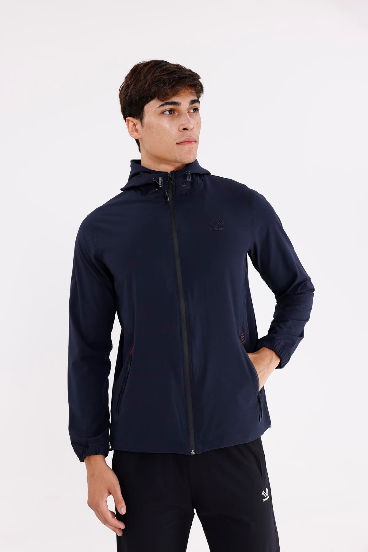 Boncuk İşleme Detaylı Rahat Kalıp Şehir Stili Kapüşonlu Sweatshirt