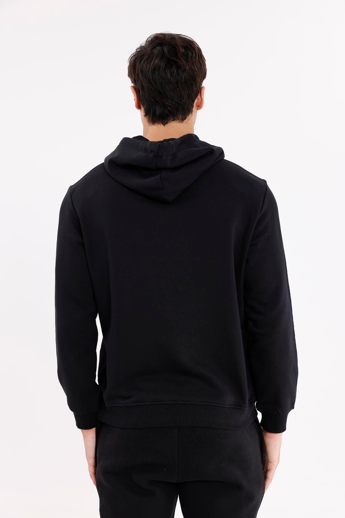 Kanguru Cepli Ayarlanabilir Kapüşonlu Sweatshirt