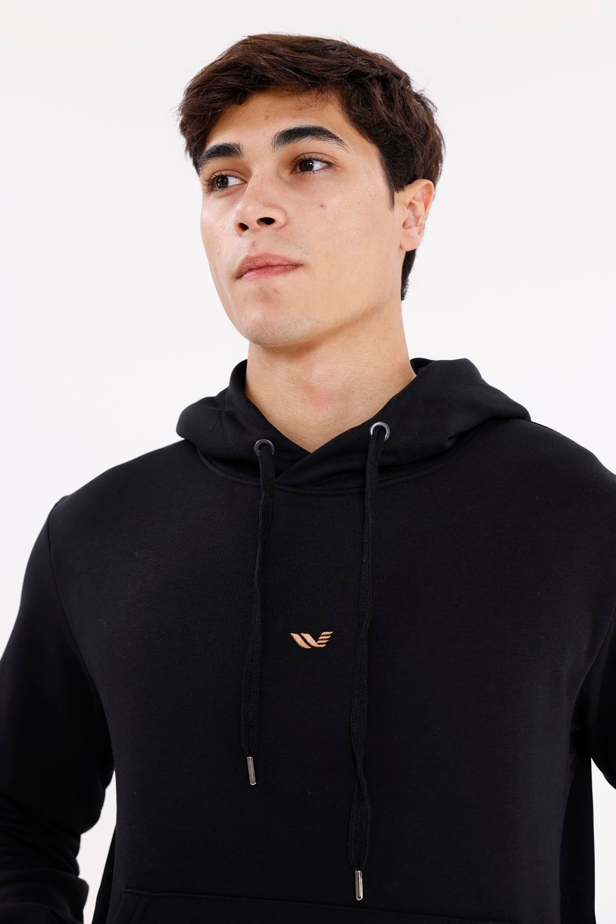 Kanguru Cepli Ayarlanabilir Kapüşonlu Sweatshirt