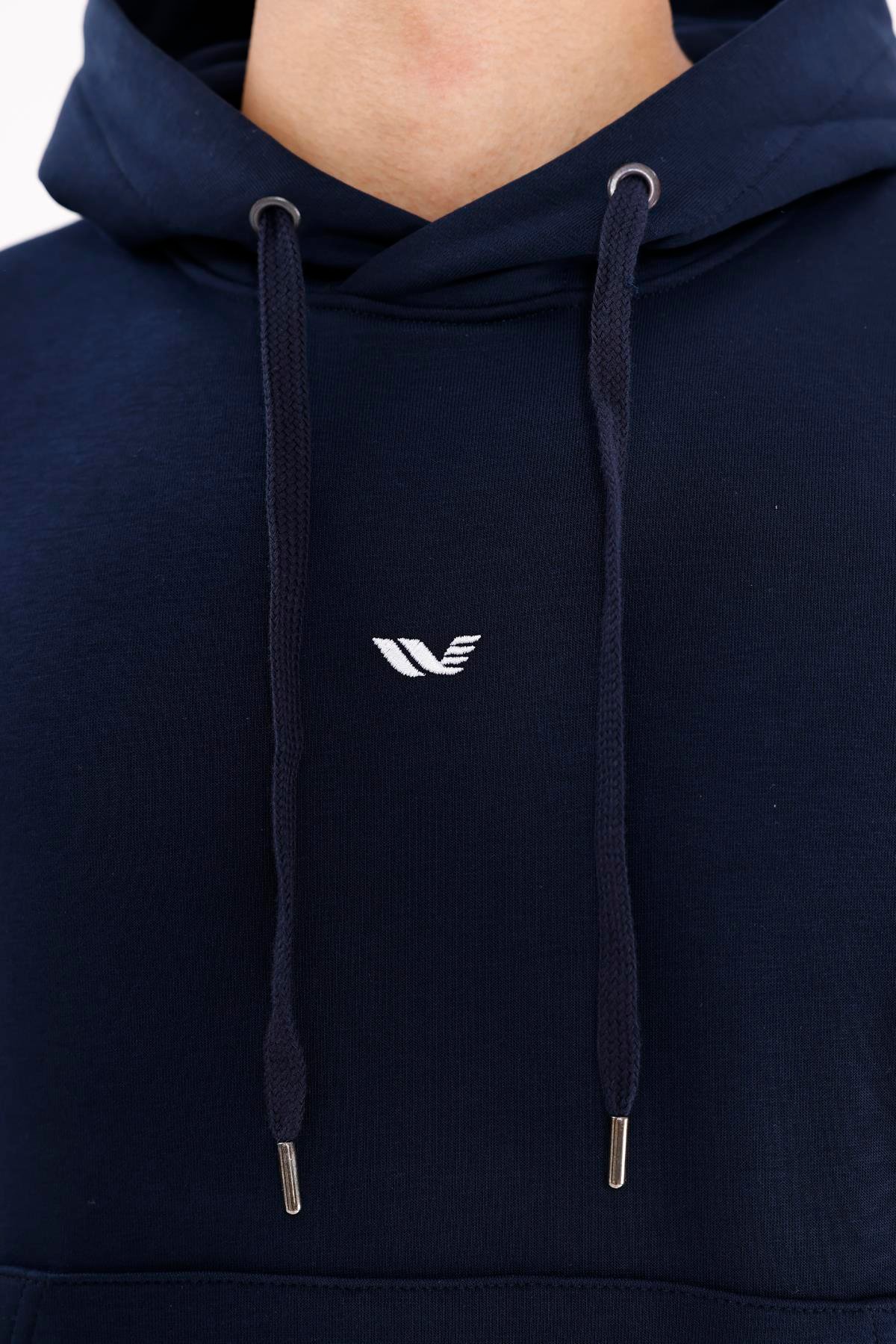 Kanguru Cepli Ayarlanabilir Kapüşonlu Sweatshirt