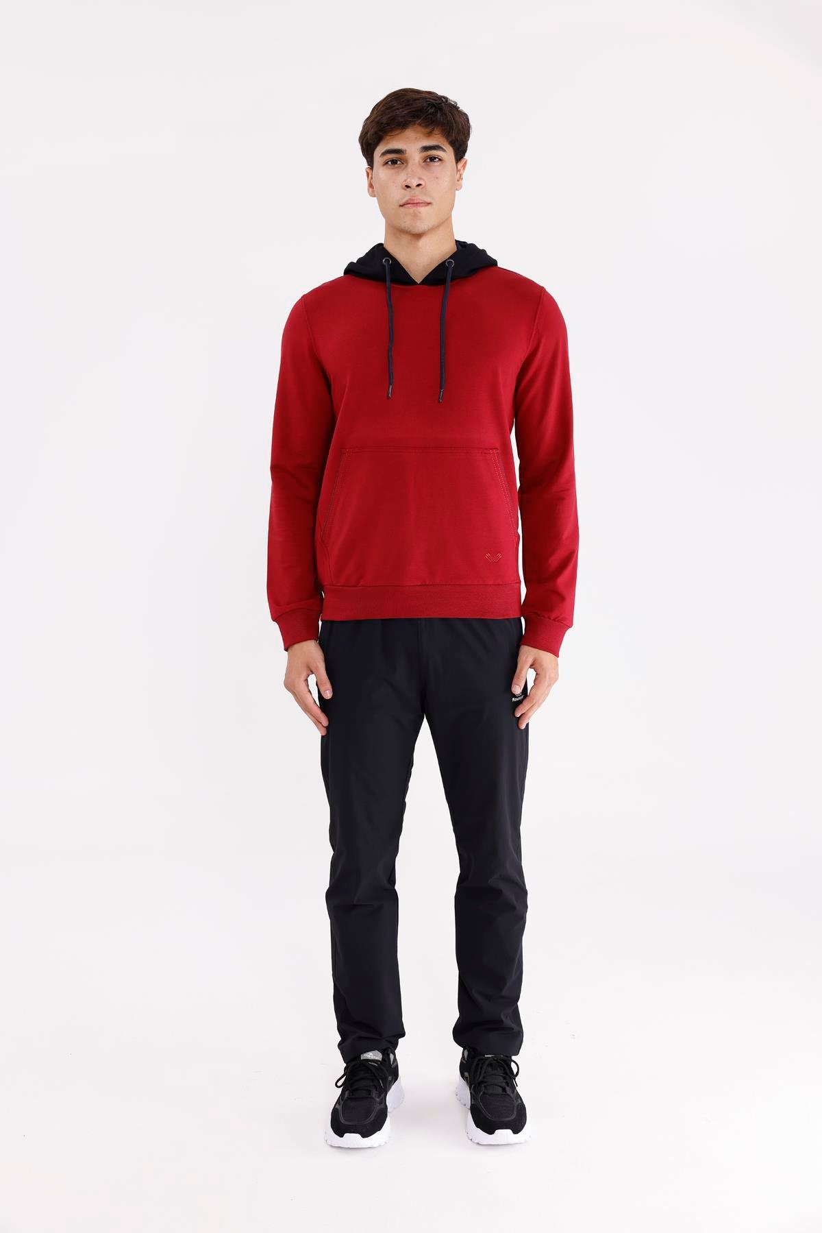 Kanguru Cepli Ayarlanabilir Kordonlu Ribana Manşetli Rahat Kesim Kapüşonlu Sweatshirt