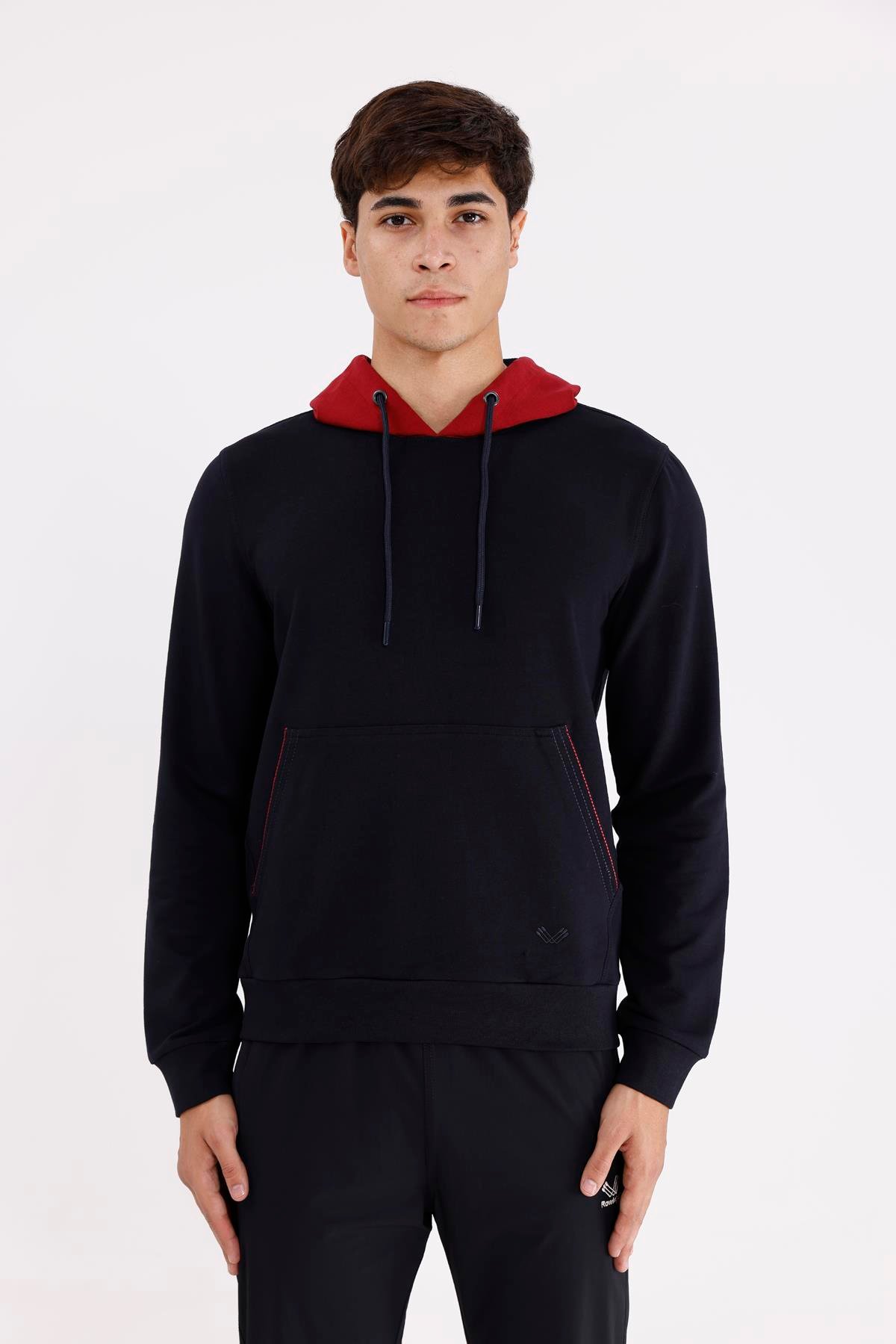 Kanguru Cepli Ayarlanabilir Kordonlu Ribana Manşetli Rahat Kesim Kapüşonlu Sweatshirt