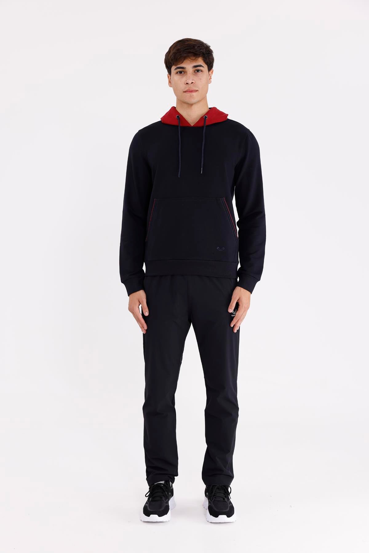 Kanguru Cepli Ayarlanabilir Kordonlu Ribana Manşetli Rahat Kesim Kapüşonlu Sweatshirt