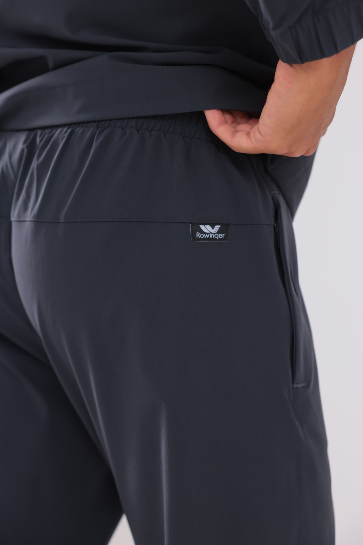 Kapüşonlu Fermuarlı Kol Cepli Teknik Dokuma Erkek Eşofman Takımı