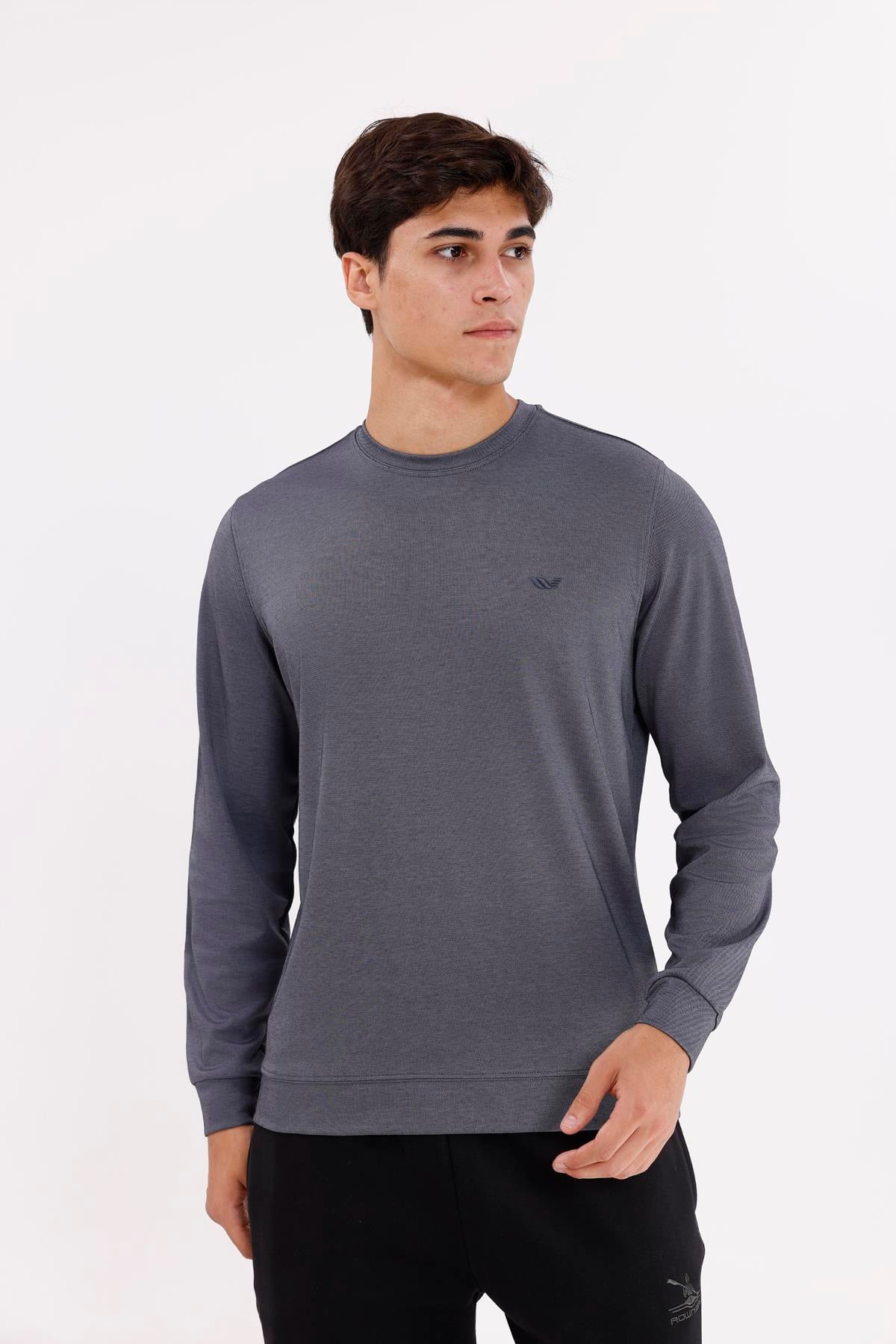 Merserize Efektli Yumuşak Doku Ayarlanabilir Kapüşonlu Rahat Kalıp Kapüşonlu Sweatshirt