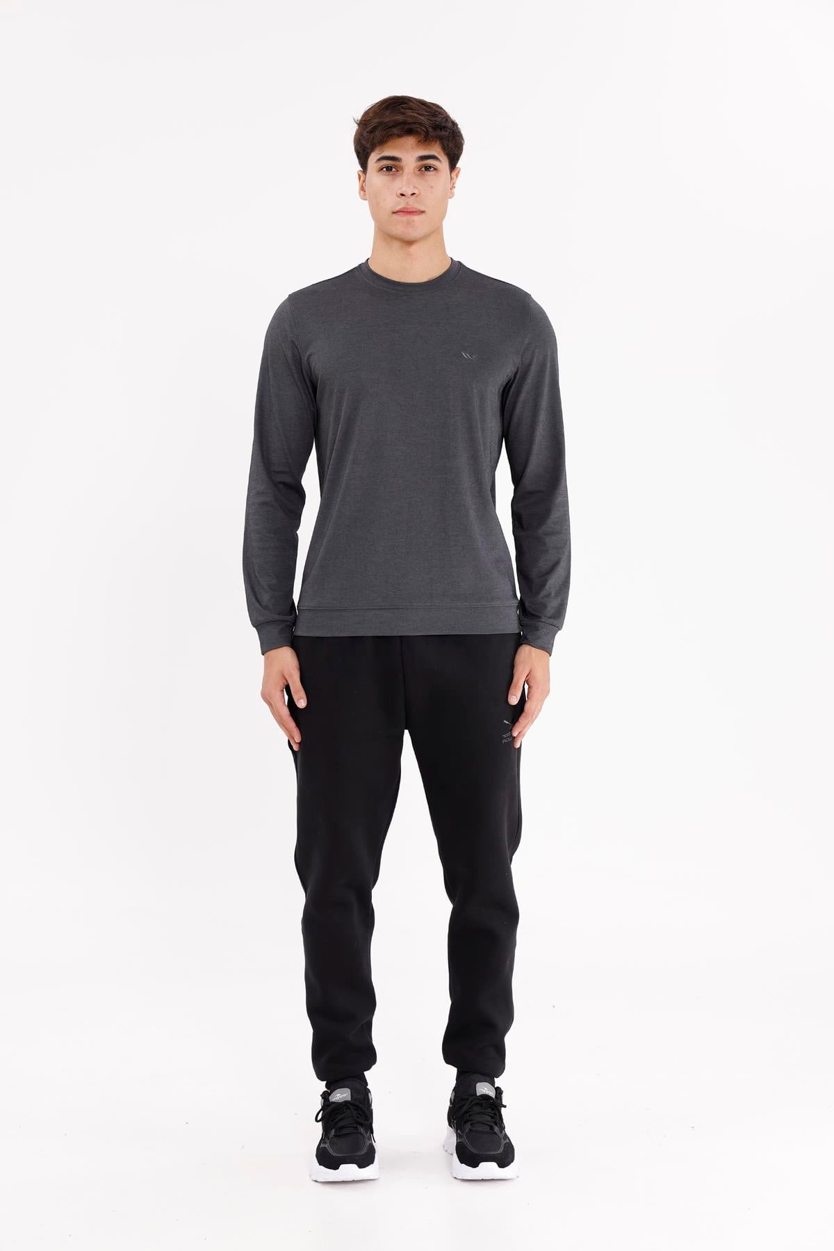 Merserize Efektli Yumuşak Doku Ayarlanabilir Kapüşonlu Rahat Kalıp Kapüşonlu Sweatshirt