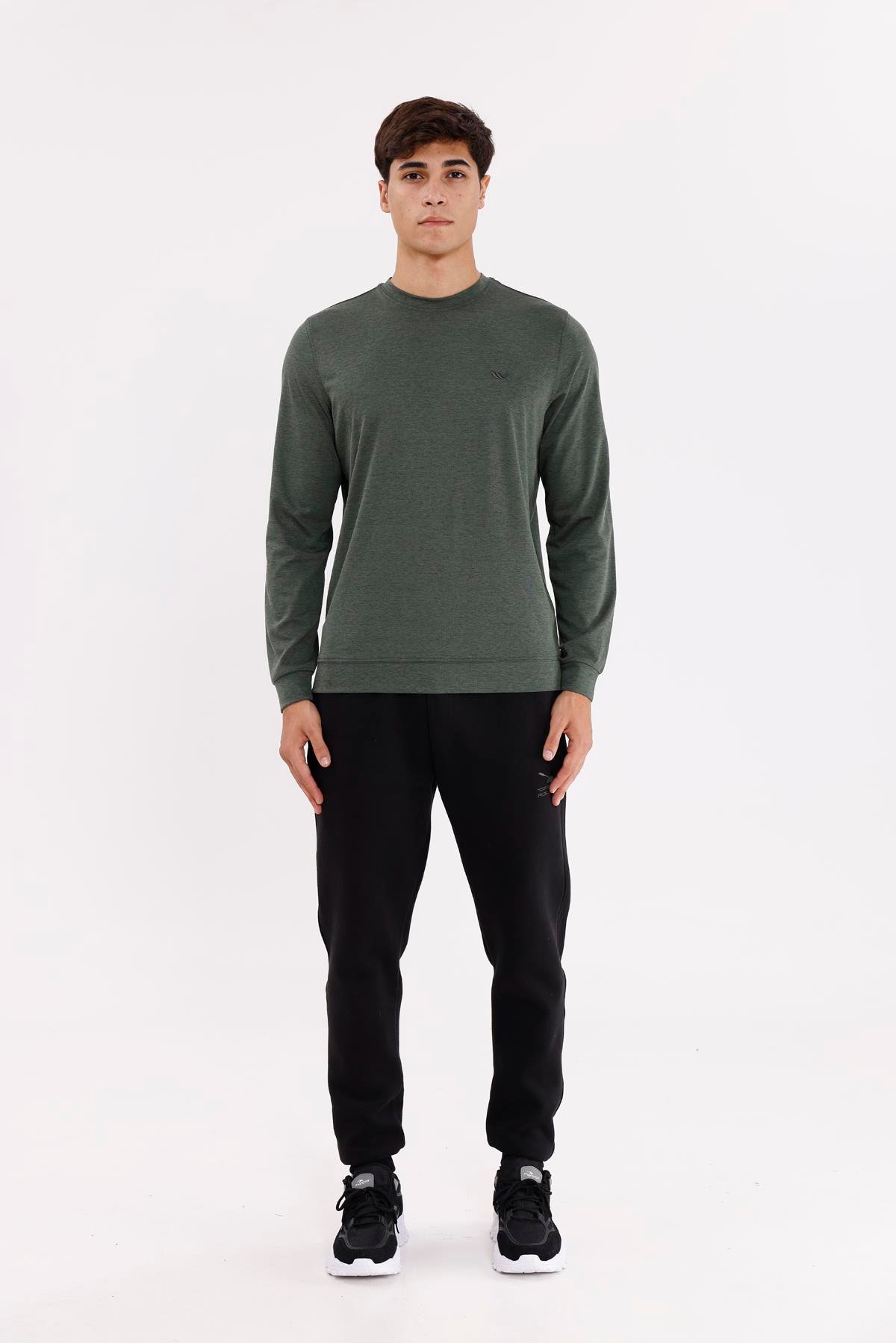 Merserize Efektli Yumuşak Doku Ayarlanabilir Kapüşonlu Rahat Kalıp Kapüşonlu Sweatshirt