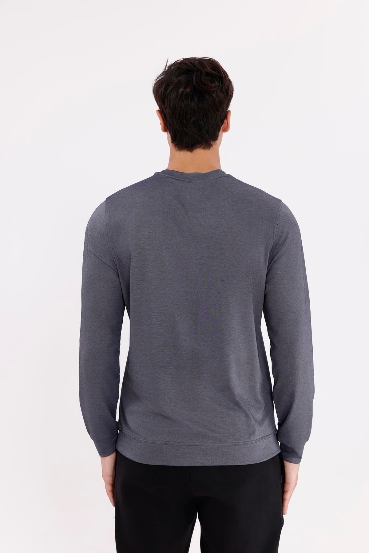 Merserize Efektli Yumuşak Doku Ayarlanabilir Kapüşonlu Rahat Kalıp Kapüşonlu Sweatshirt