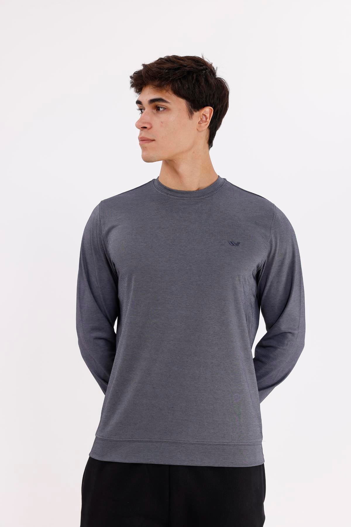 Merserize Efektli Yumuşak Doku Ayarlanabilir Kapüşonlu Rahat Kalıp Kapüşonlu Sweatshirt