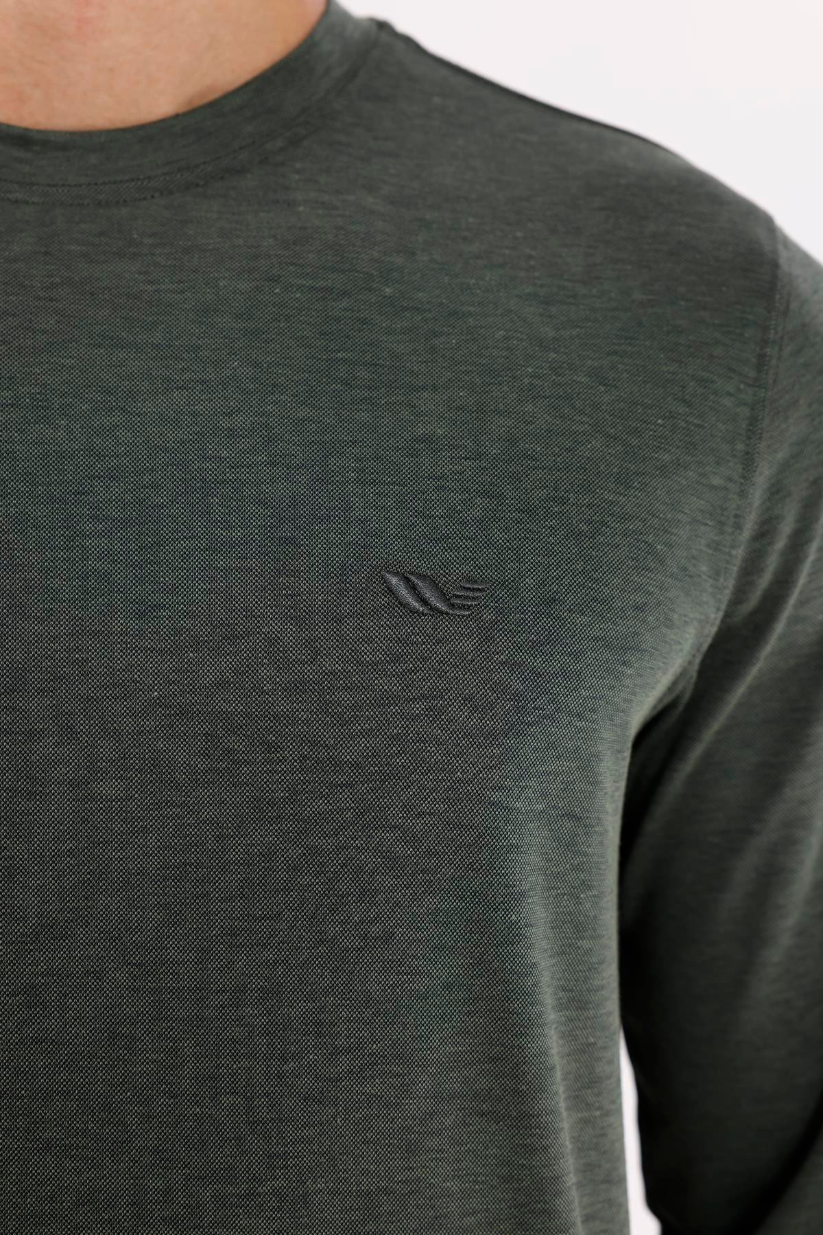 Merserize Efektli Yumuşak Doku Ayarlanabilir Kapüşonlu Rahat Kalıp Kapüşonlu Sweatshirt