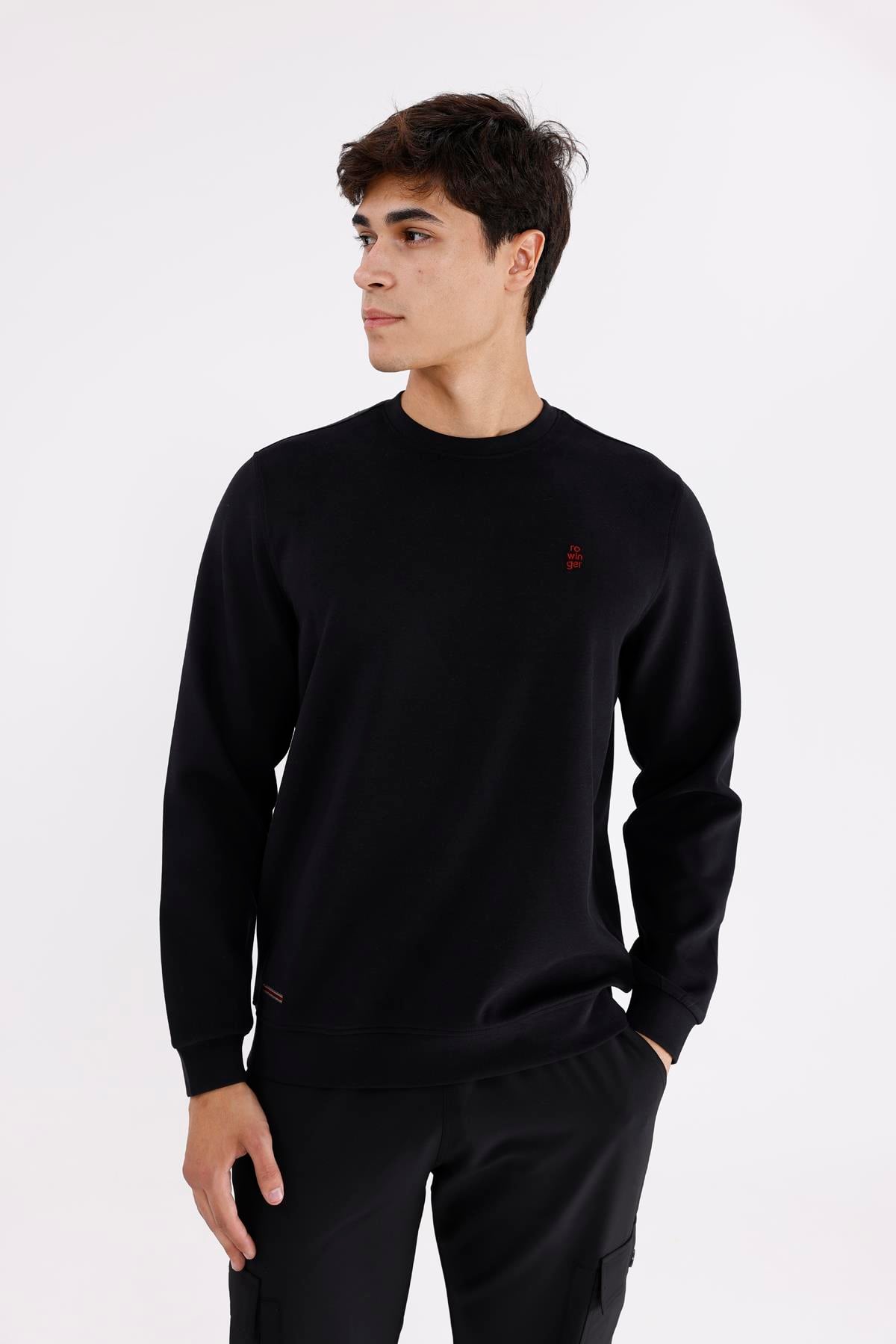 Modal Karışımlı Yumuşak Dokulu Rahat Kalıp Esnek Kullanım Sunan Sweatshirt