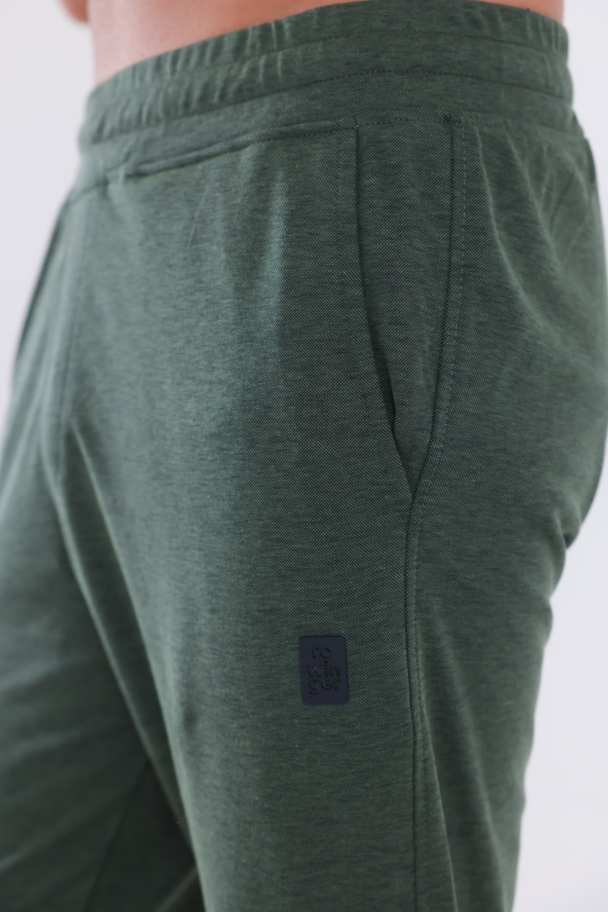 Premium Merserize Kumaş Logolu Lastikli Paça Jogger Erkek Eşofman Altı