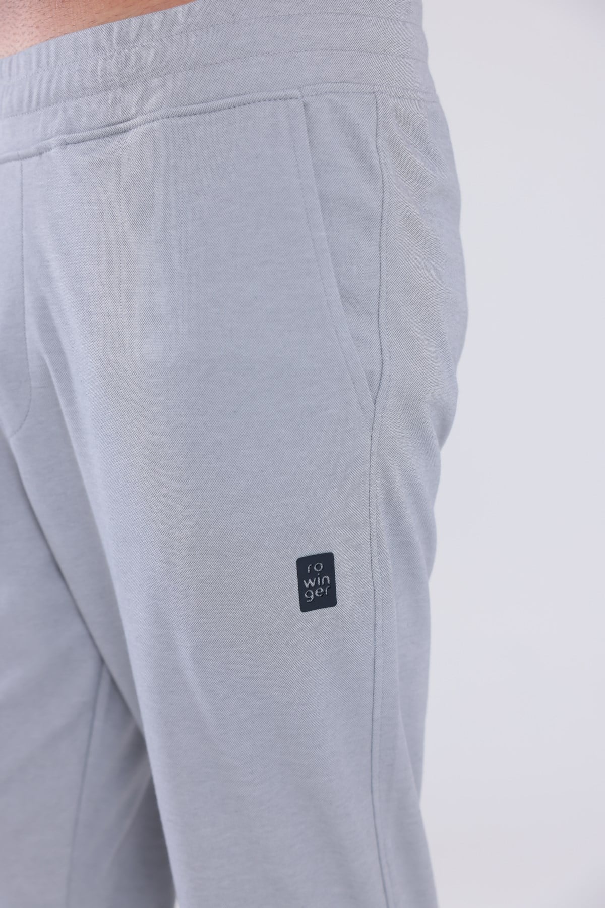 Premium Merserize Kumaş Logolu Lastikli Paça Jogger Erkek Eşofman Altı