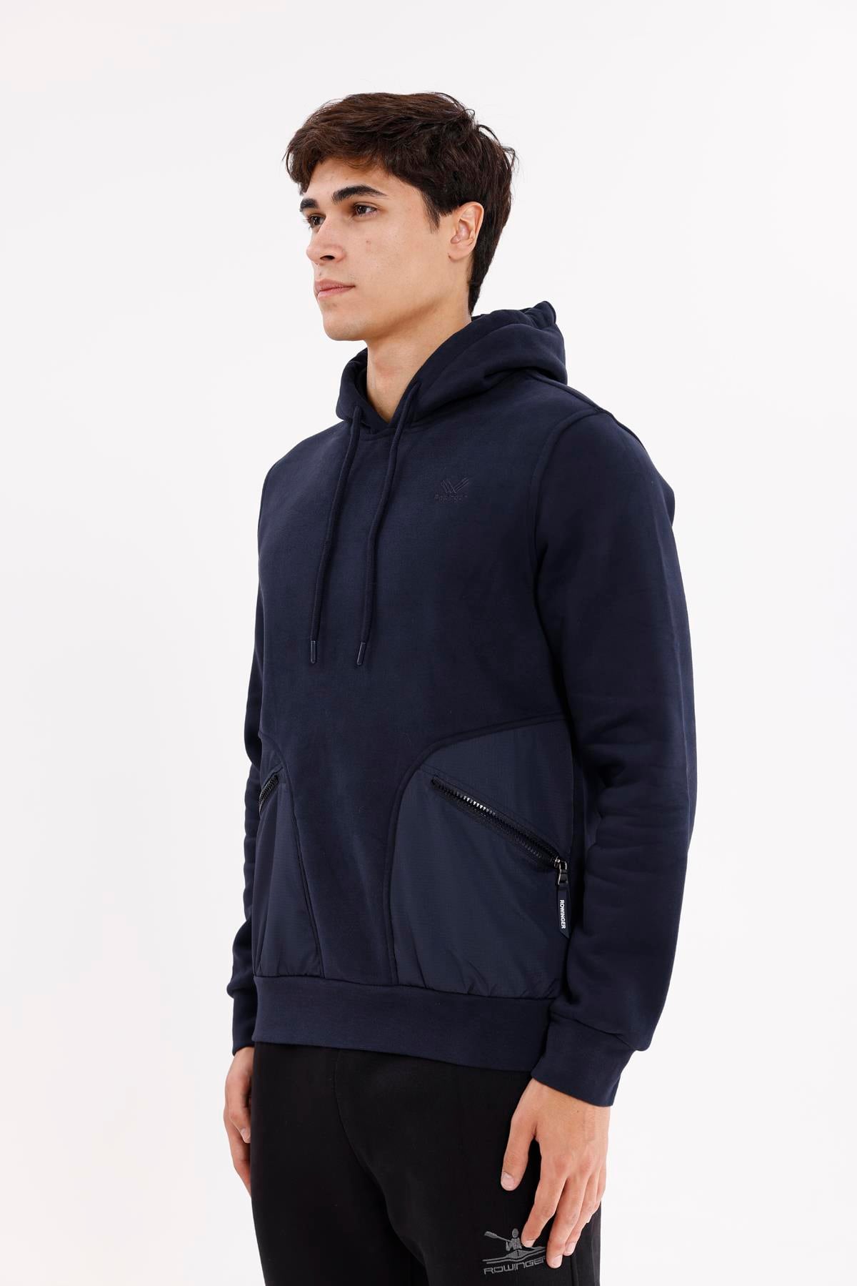 Rahat Kalıp Yumuşak İç Yüzeyli Kordonlu Kapüşonlu Sweatshirt