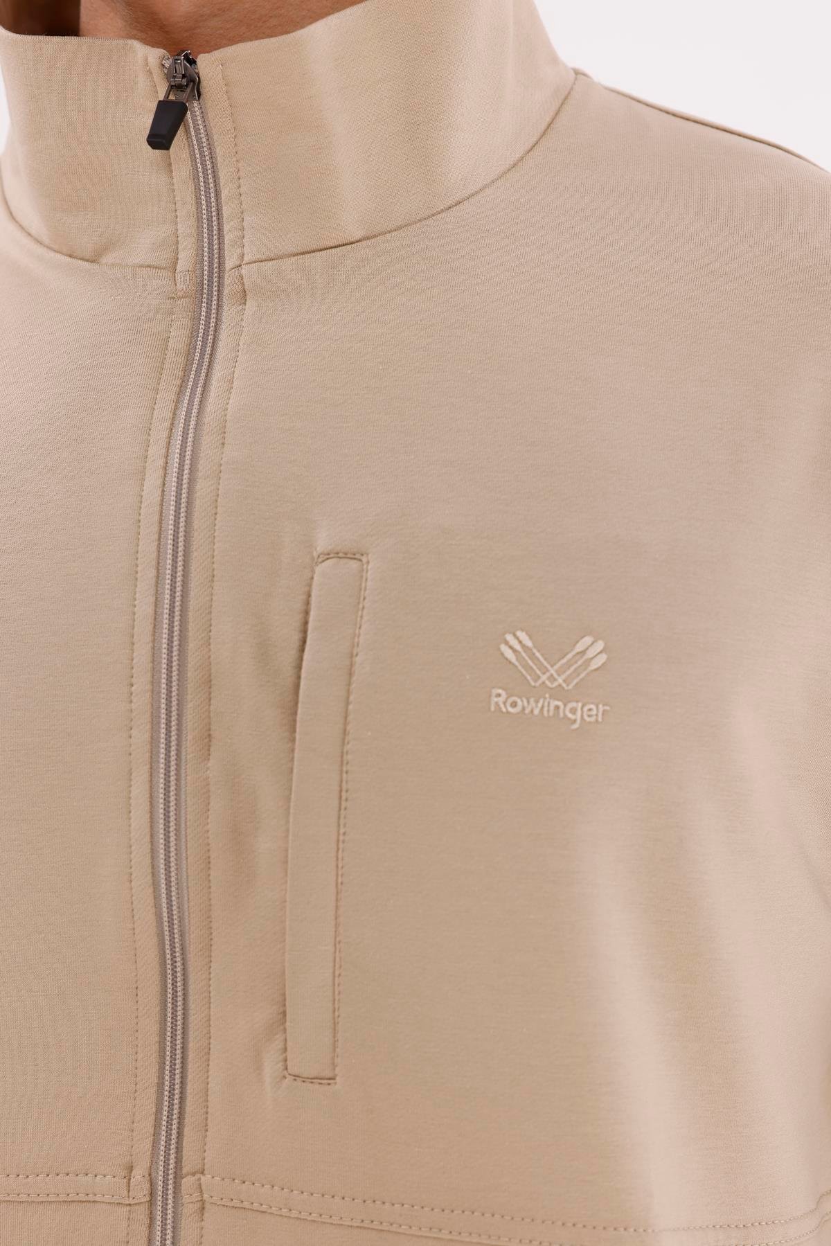 Üç Cepli Yaka Detaylı Fermuarlı Rahat Kesim Ribana Manşetli Mevsimlik Sweatshirt
