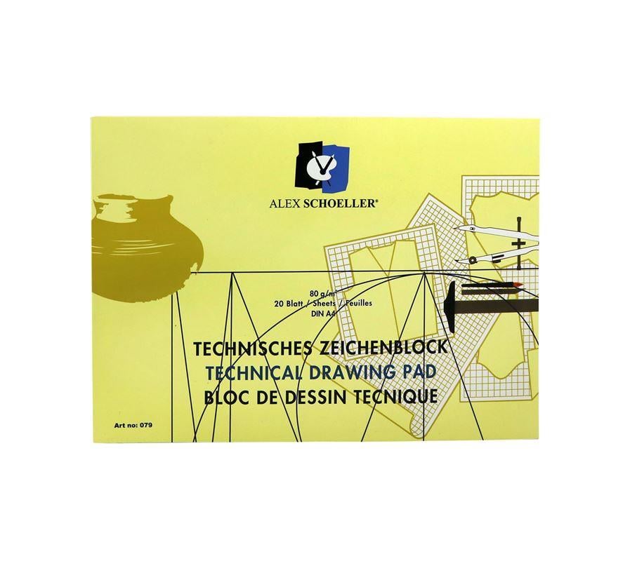 Alex Schoeller Yan Teknik Blok A4 80 gr 20li