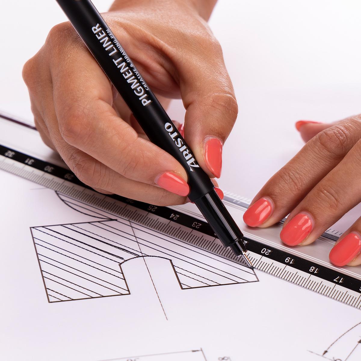 Aristo Alüminyum Cetvel 20 cm AR15021