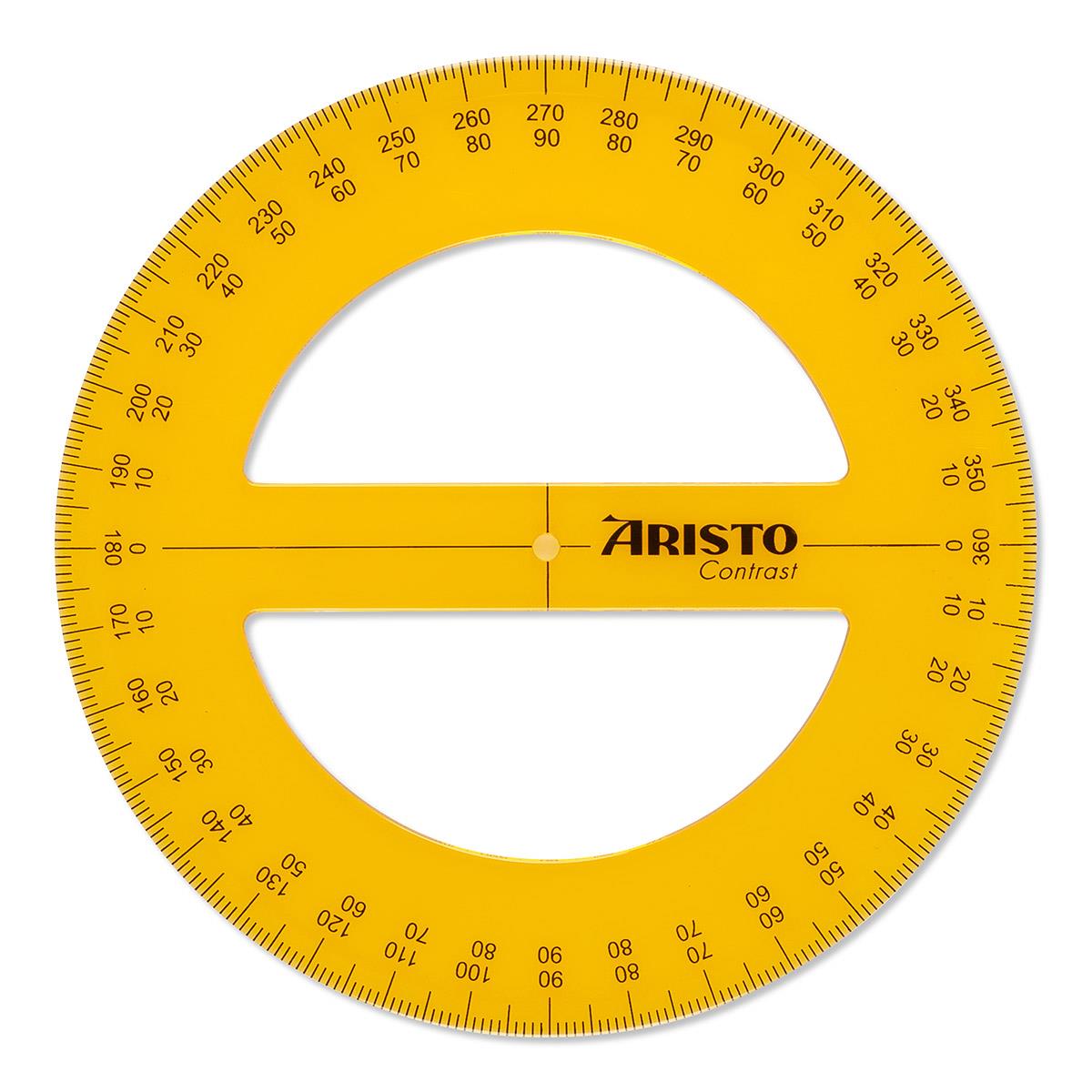 Aristo Contrast 360 Derece Cetvel AR22301