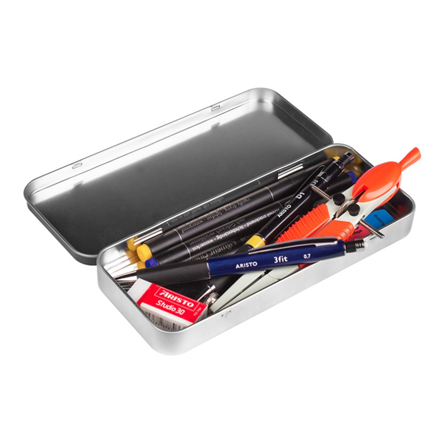 Aristo Metal Pencil Box Red Rose AR17133-19
