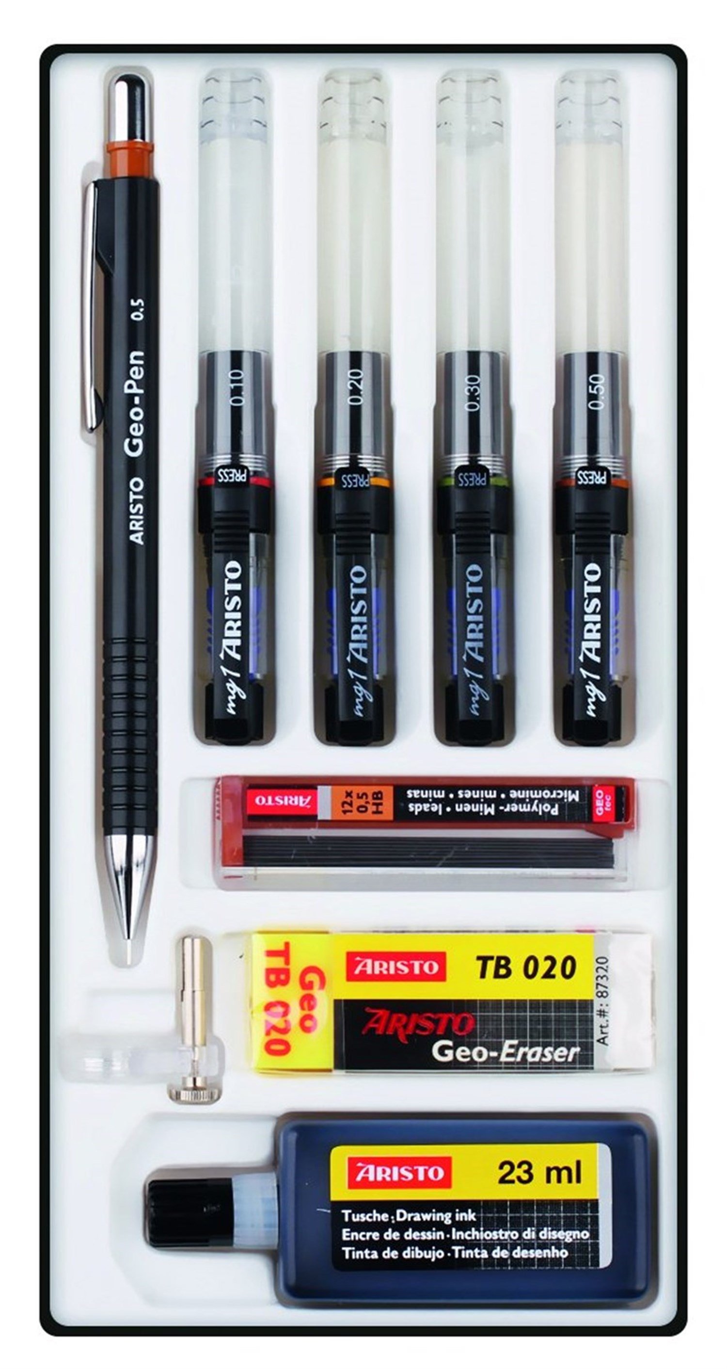 Aristo Rapido Seti (0.10-0.20-0.30-0.50 mm) AR64160