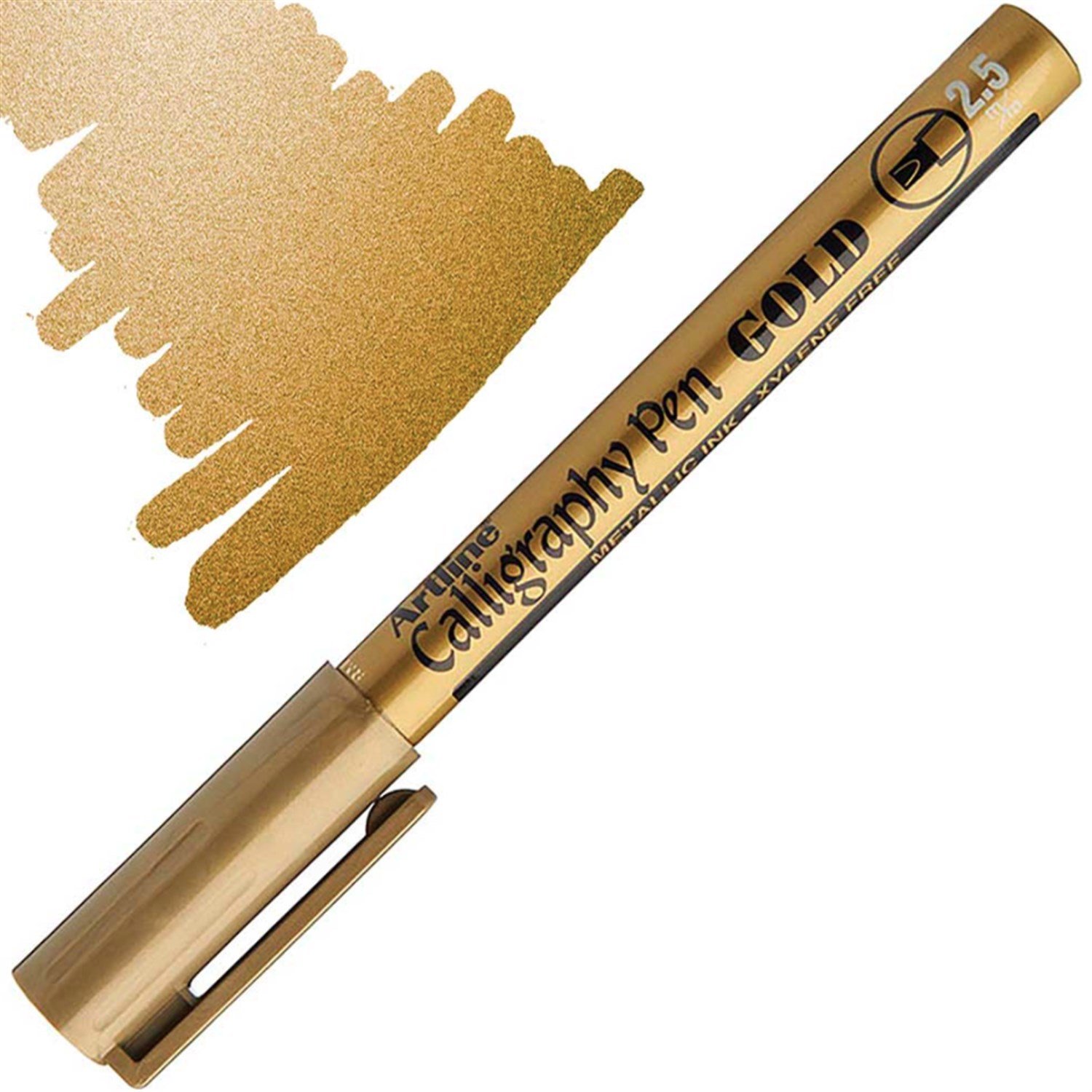 Artline Calligraphy Pen Kaligrafi Kalemi 2.5 mm Gold