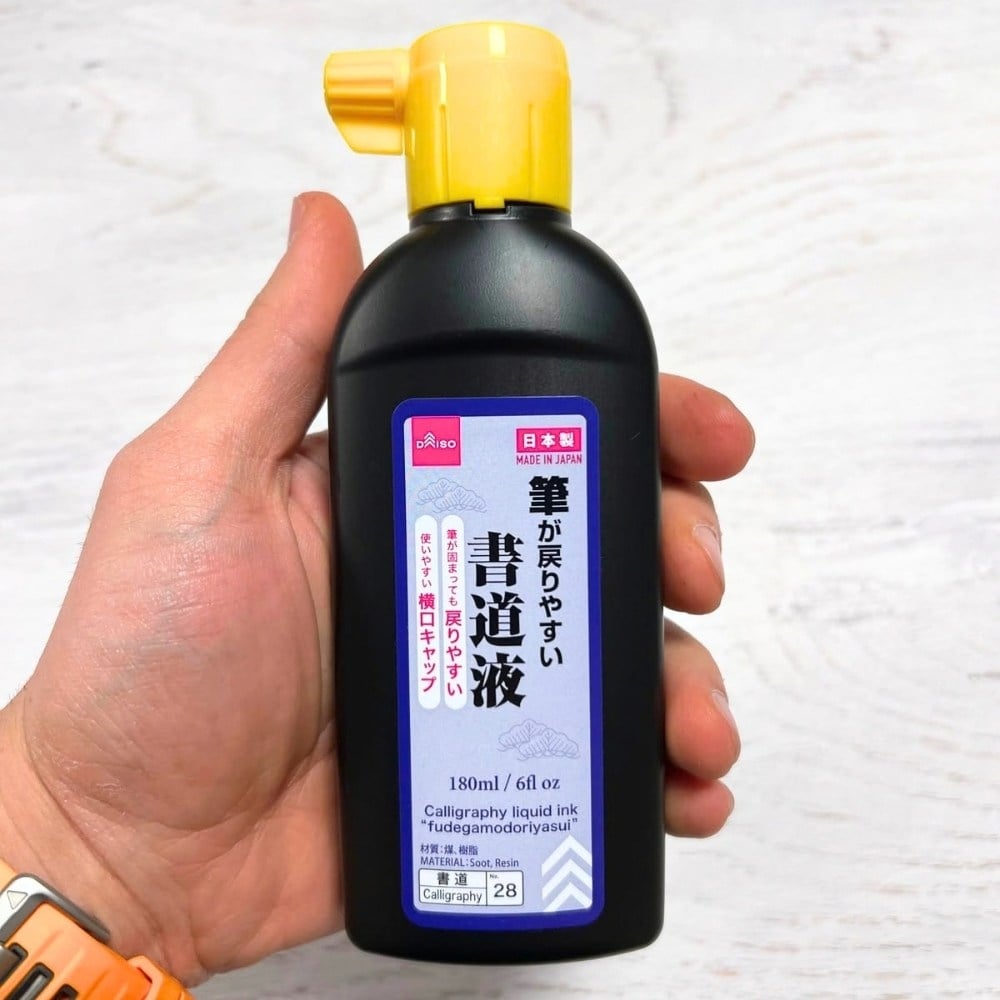 Daiso Sumi Drawing Ink Japon Mürekkep 180 ml No: 28