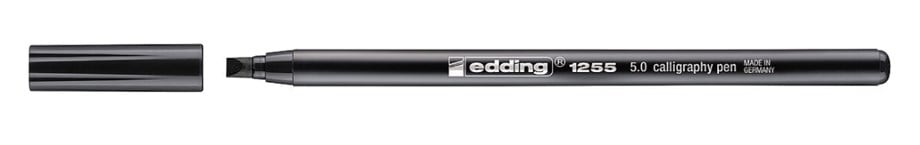 Edding Kaligrafi Kalemi 1255 Siyah 5 mm