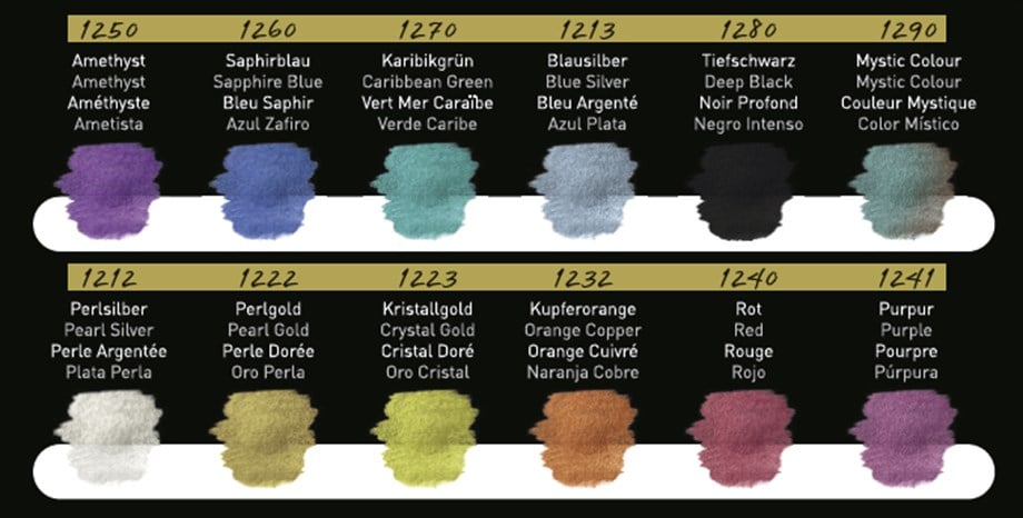 Finetec 12'li Yaldız Suluboya Seti F1200