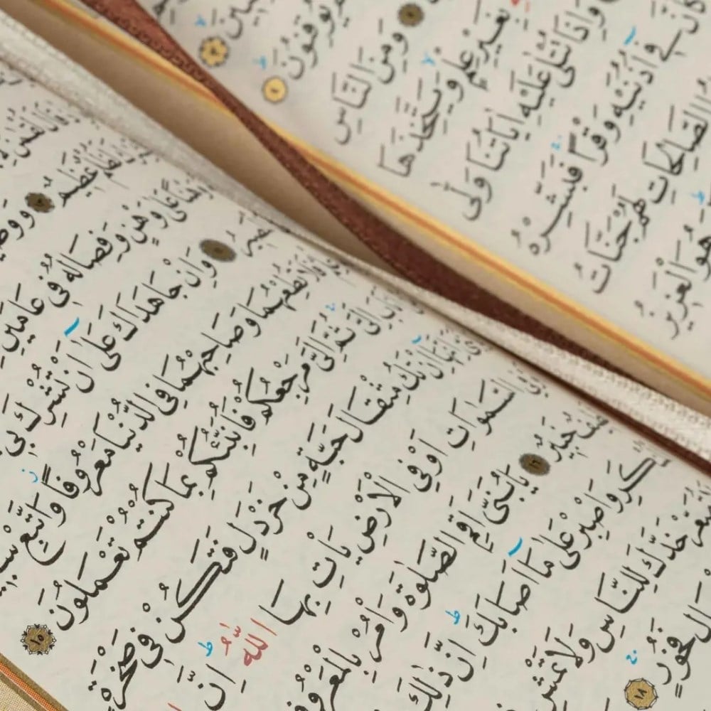 Hamit Aytaç Kuran 1653 Suni Deri Cep Boy Beyaz