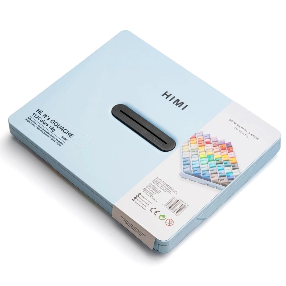 Himi Guaj Boya Seti Twin Cup 112 Renk x 12 gr Ice Blue Case