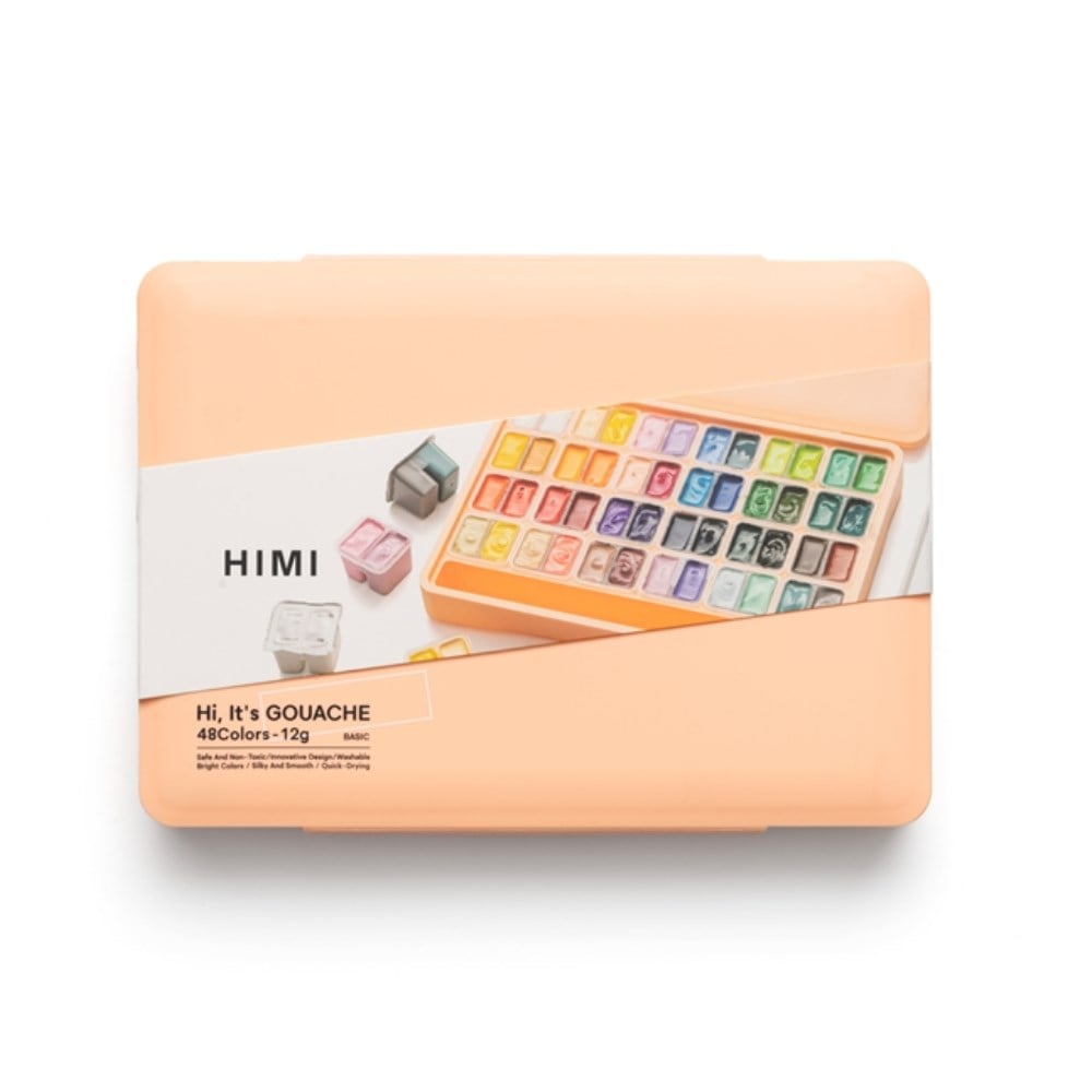 Himi Guaj Boya Seti Twin Cup 48 Renk x 12 gr Peach Case