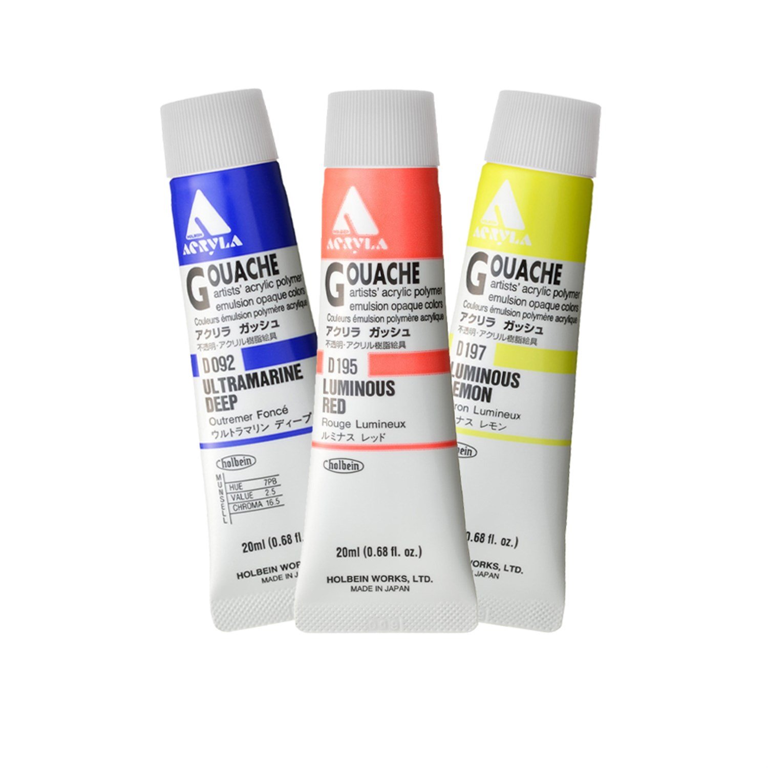 Holbein Acryla Gouache Artist Akrilik Guaj Boyalar 20 ml