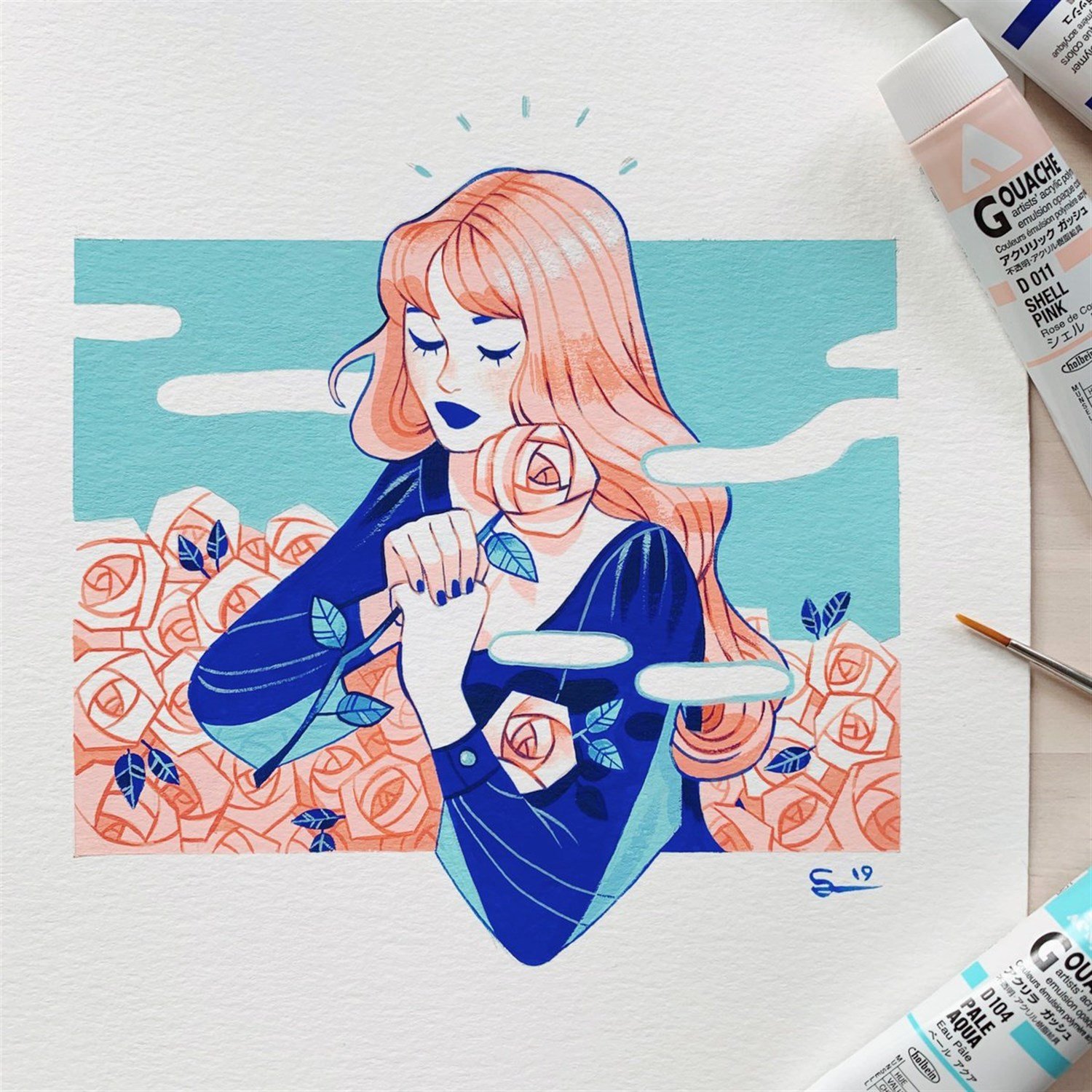 Holbein Acryla Gouache Artist Akrilik Guaj Boyalar 20 ml