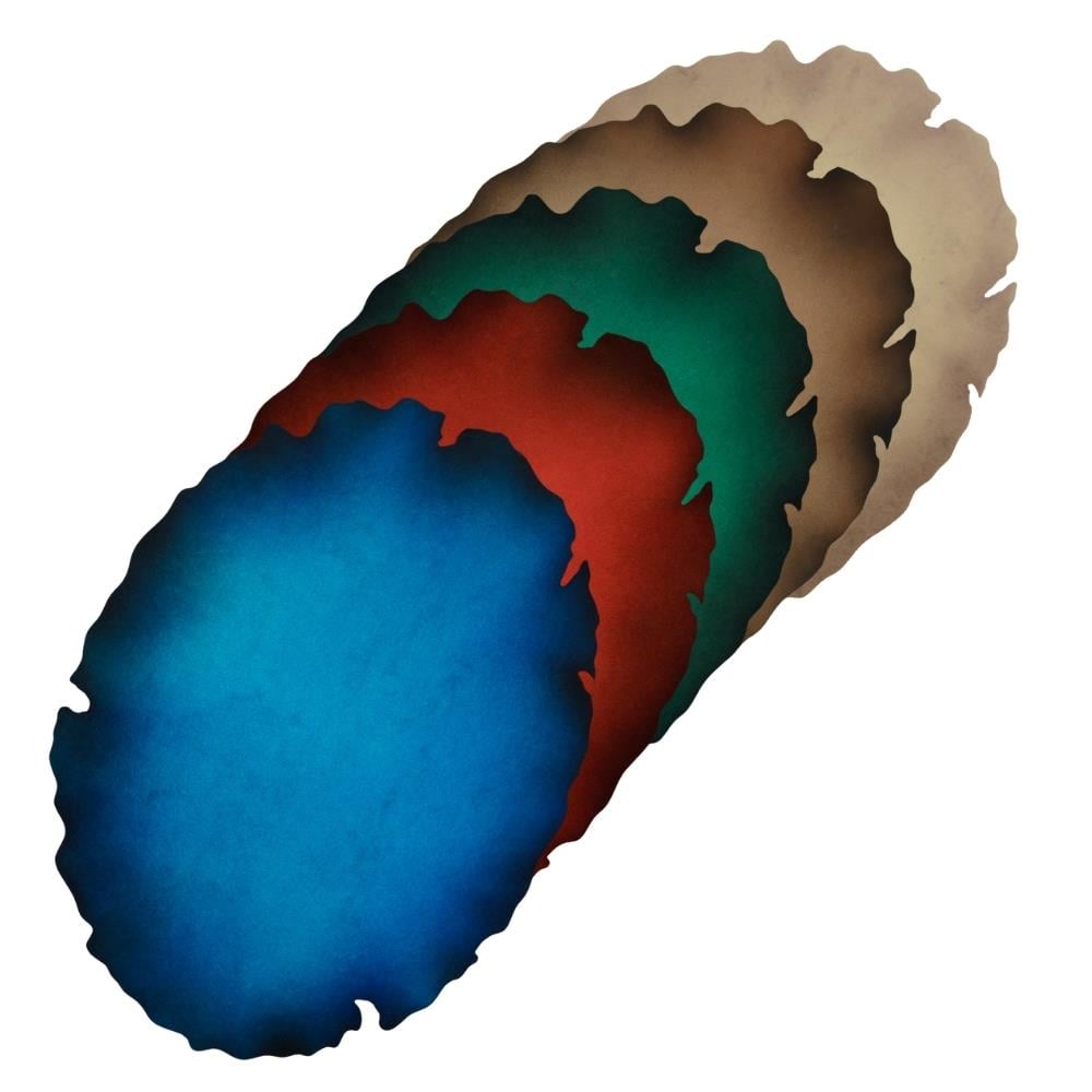 Kağıt Atölyesi Desenli Kağıtlar Oval