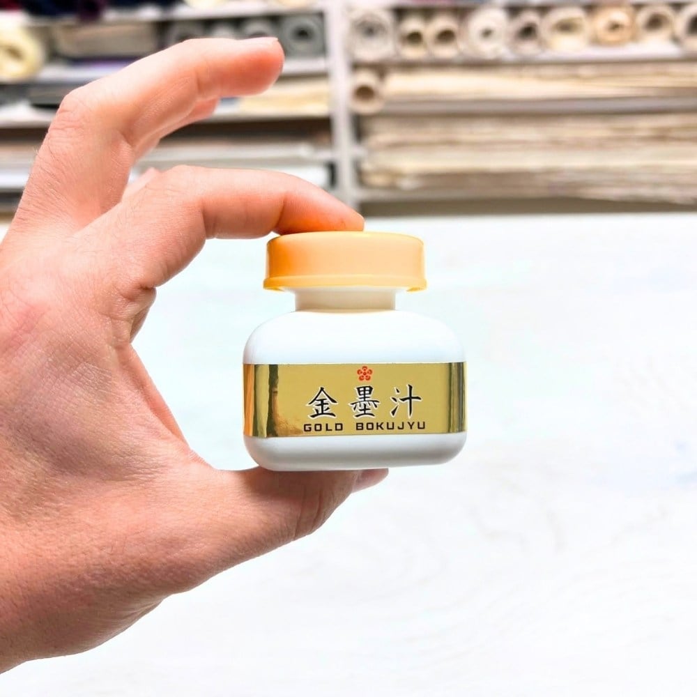 Kaimei Japon Hat Kaligrafi Mürekkebi Altın 60 ml