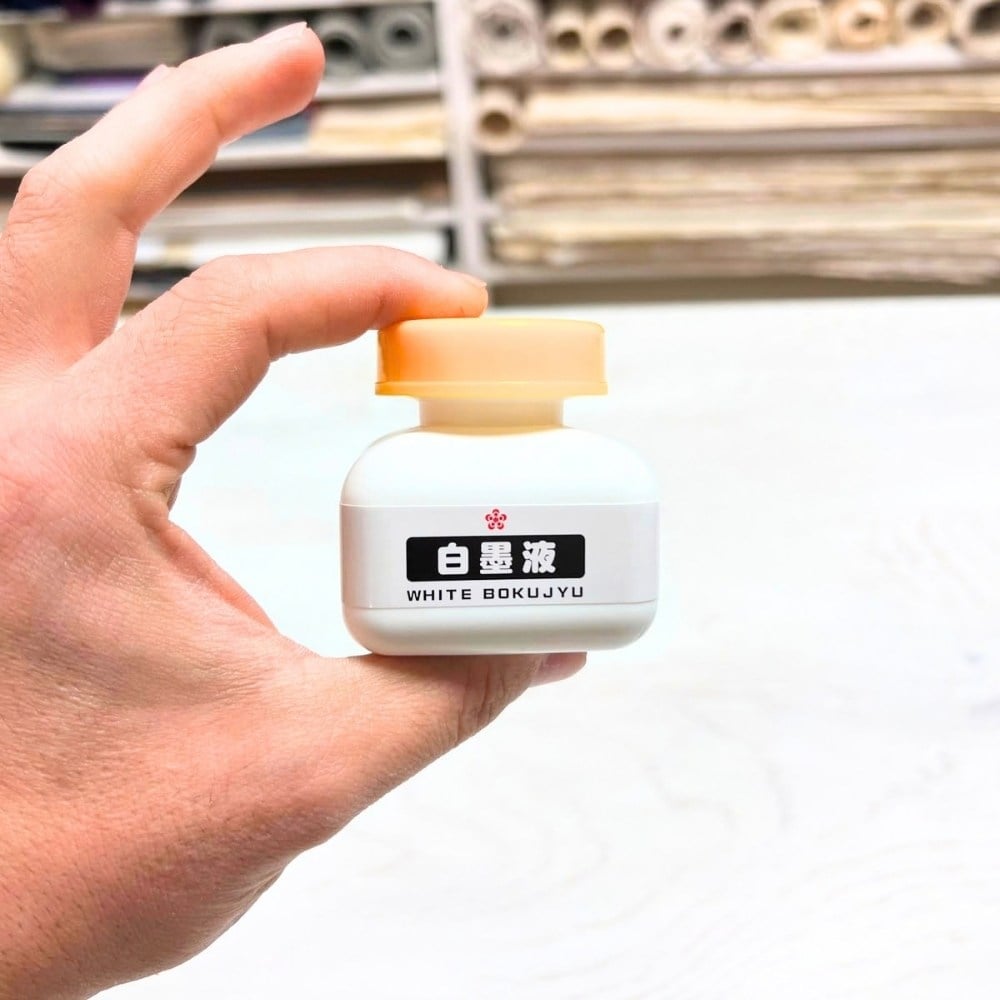 Kaimei Japon Hat Kaligrafi Mürekkebi Beyaz 70 ml