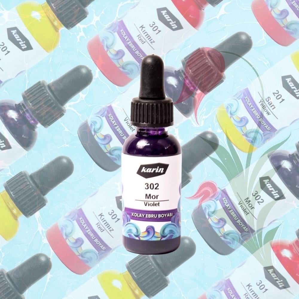 Karin Kolay Ebru Boyaları 30 ml