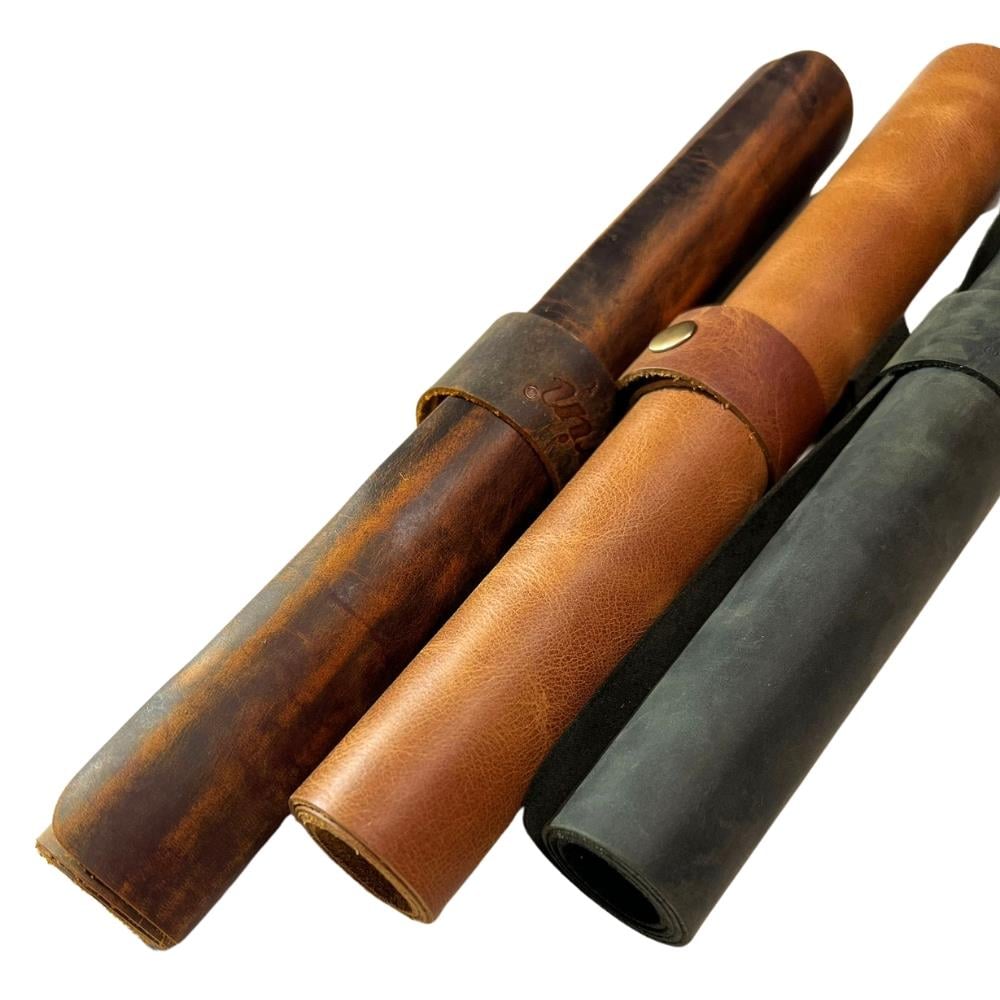 Karin Rulo Yazı Altlığı Crazy Deri 30x40 cm Haki Yeşili