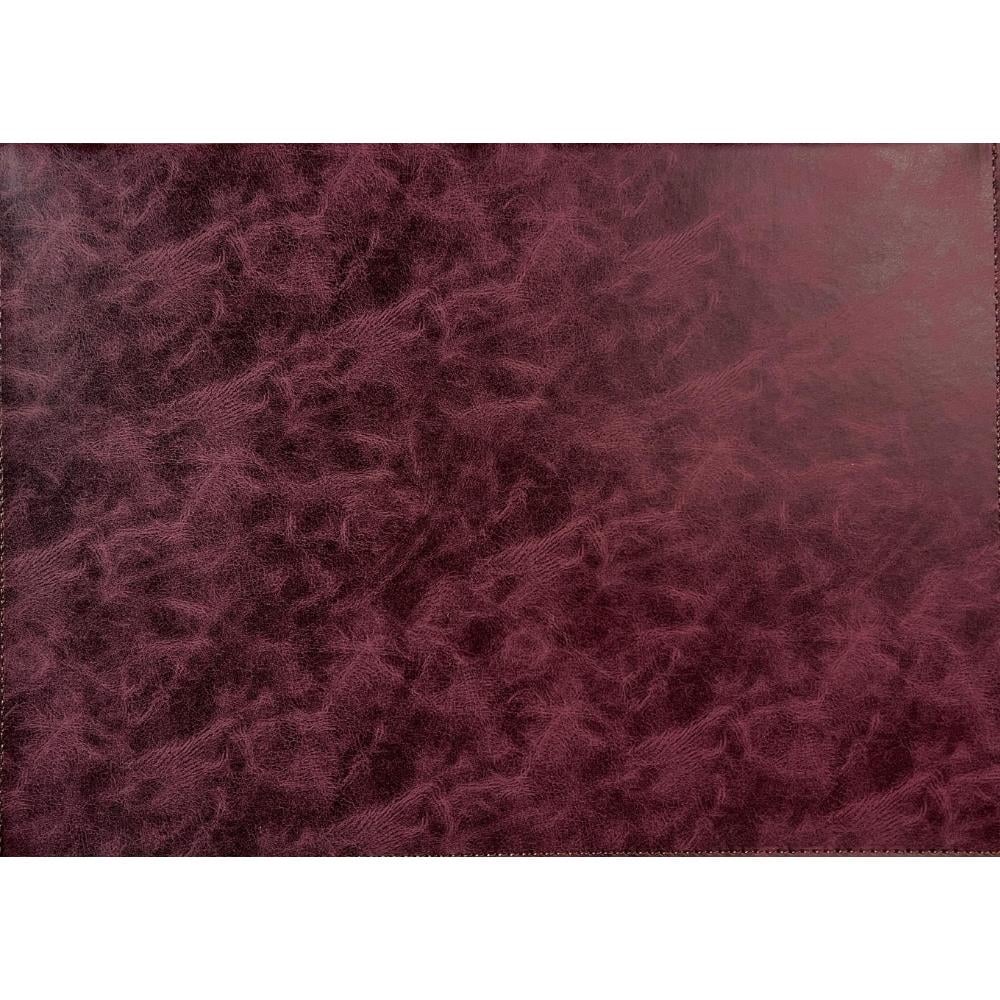 Karin Yazı Altlığı Suni Deri Hazneli 35x25 cm Bordo