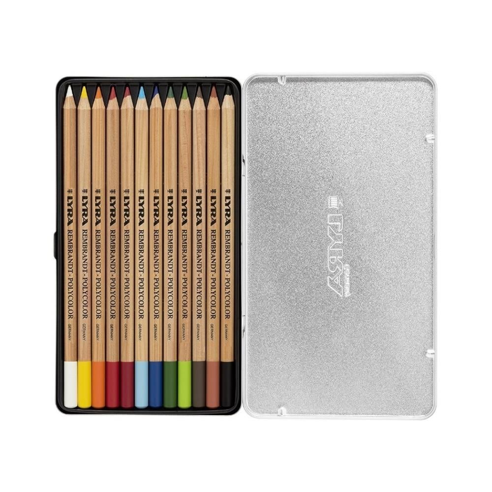 Lyra Rembrandt Polycolor Kuru Boya Kalem Set 12li