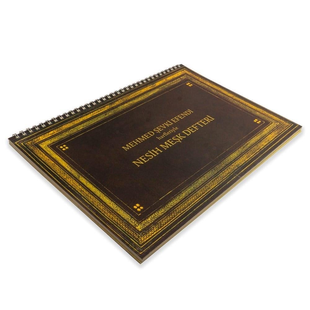 M. Şevki Efendi Nesih Harfleri Meşk Defteri
