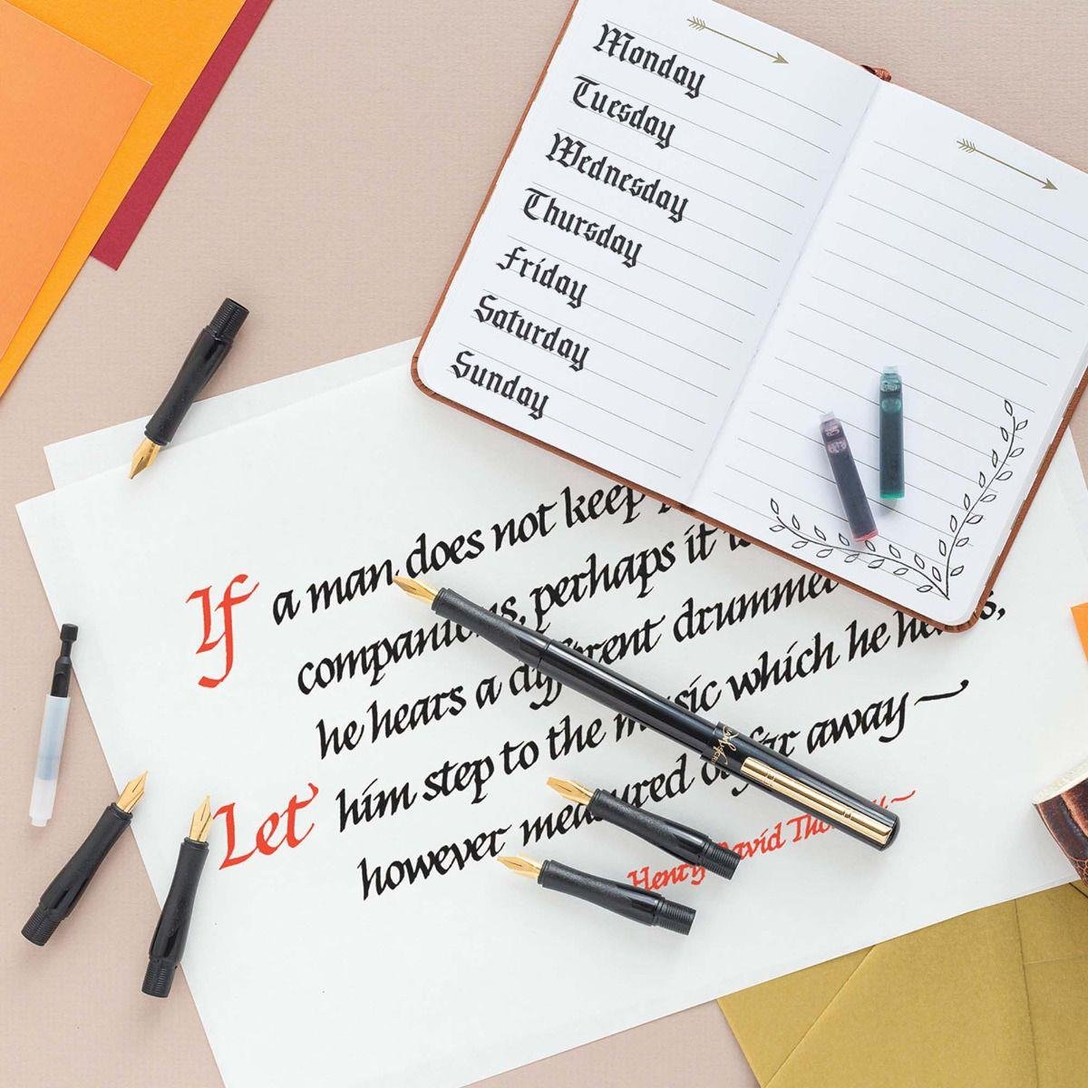 Manuscript Kaligrafi Seti Deluxe 6lı Karton Kutu