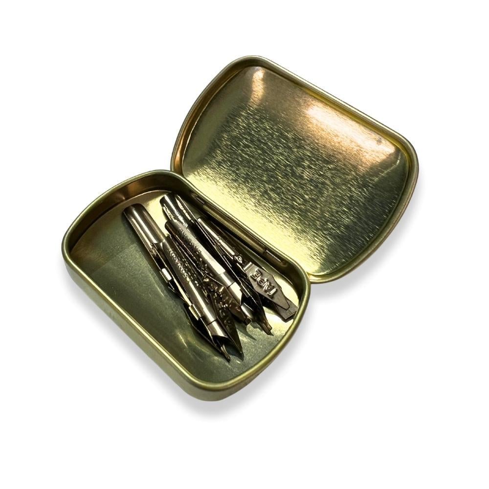 Manuscript Leonardt Tape Kaligrafi Metal Uç Seti