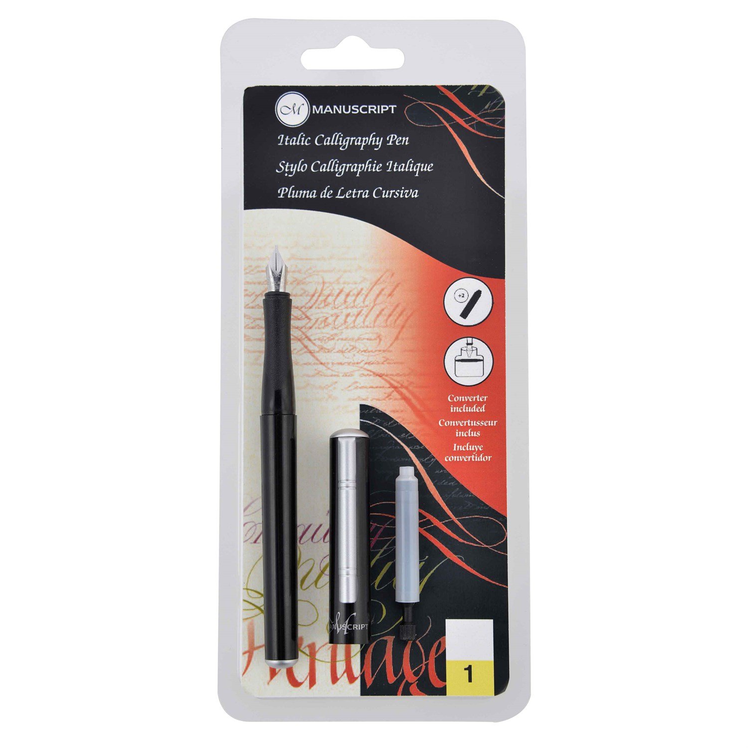 Manuscript Arabic Calligraphy Pen Set Cut End 1.6 mm MC1604L