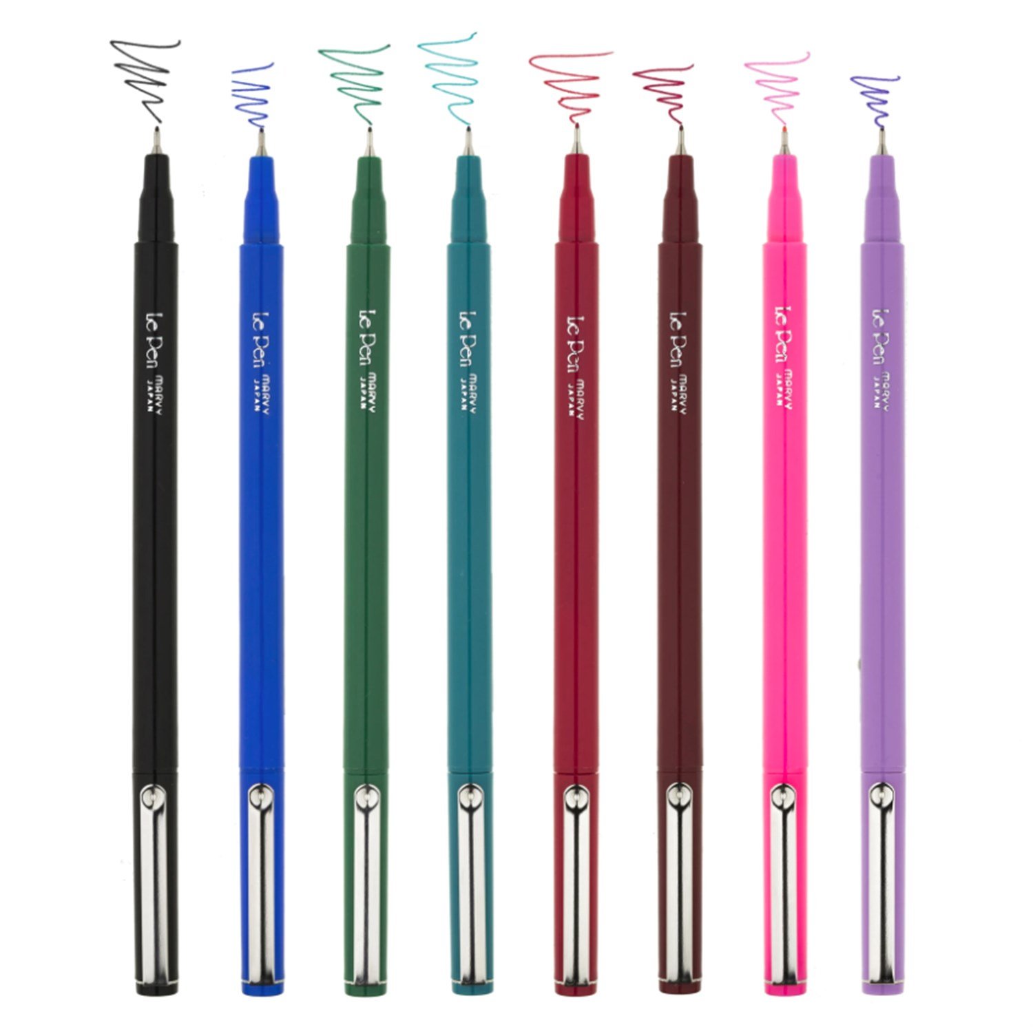 Marvy Le Pen Extra Micro Fine Point Coloured Drawing Pen Blue N:3