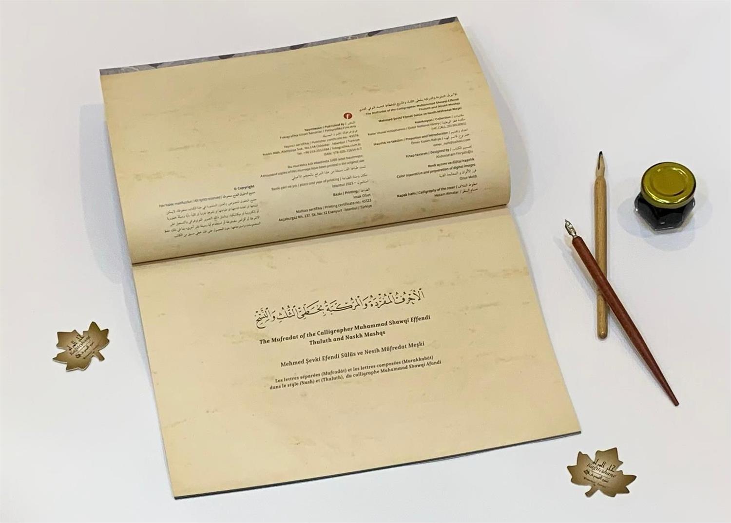 MEHMED ŞEVKİ EFENDİ SÜLÜS VE NESİH MÜFREDAT MEŞKİ