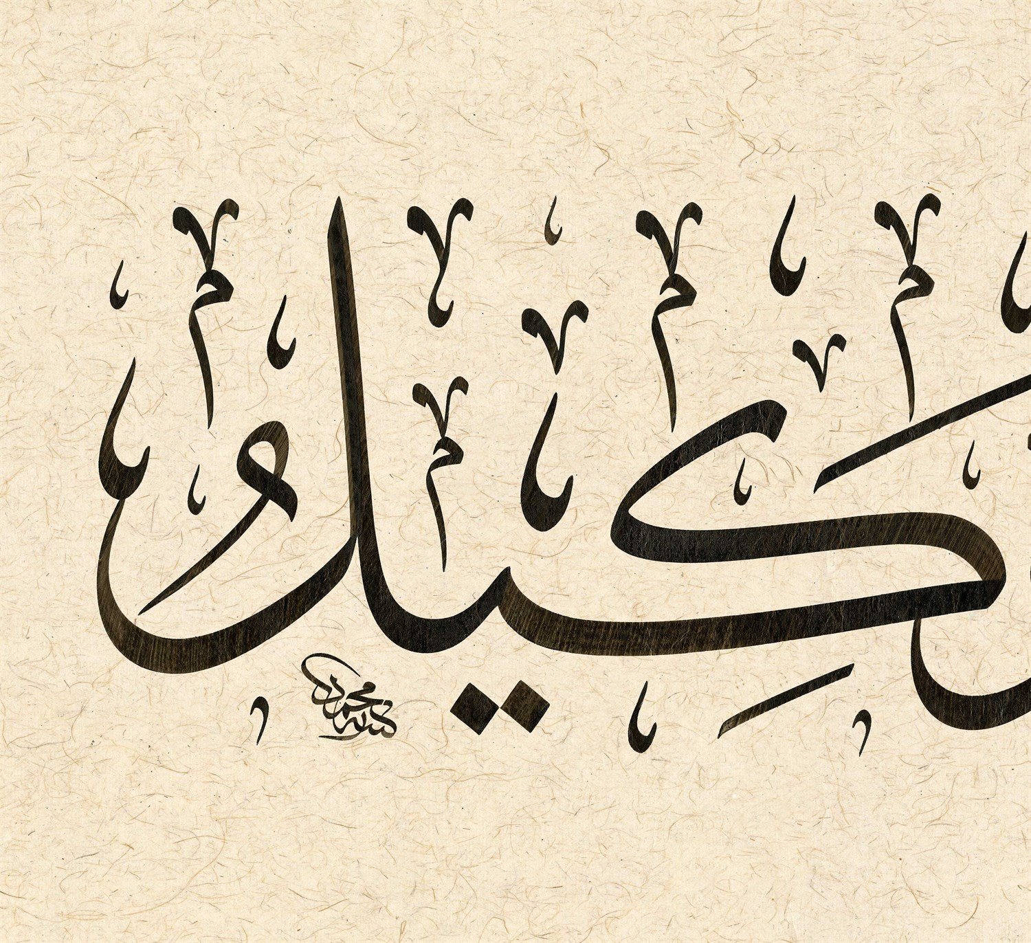 Mehmet Özçay FineArt Baskı - HasbünAllah