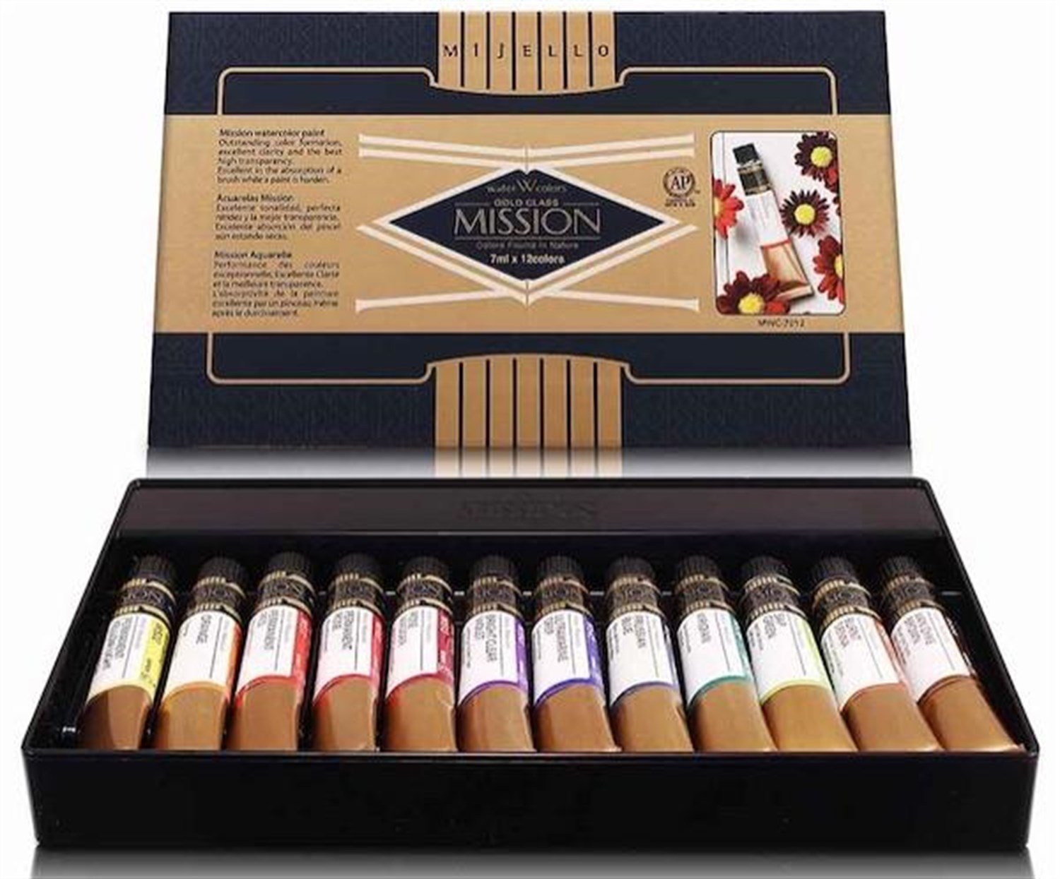 Mission Gold Class Tüp Sulu Boya Seti 7 ml 12 Renk 7012